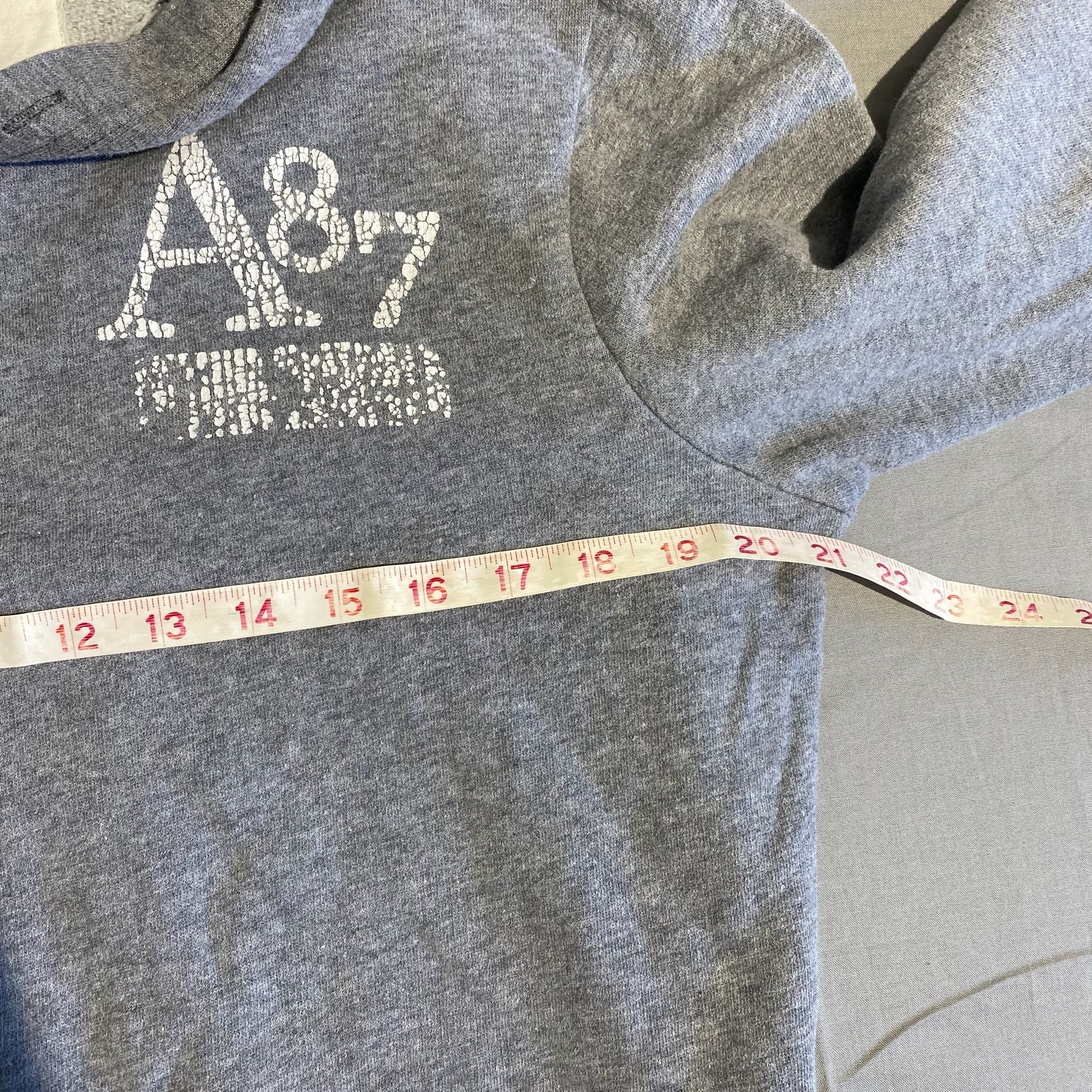 Aeropostale A87 Hoodie Size S Gray 5