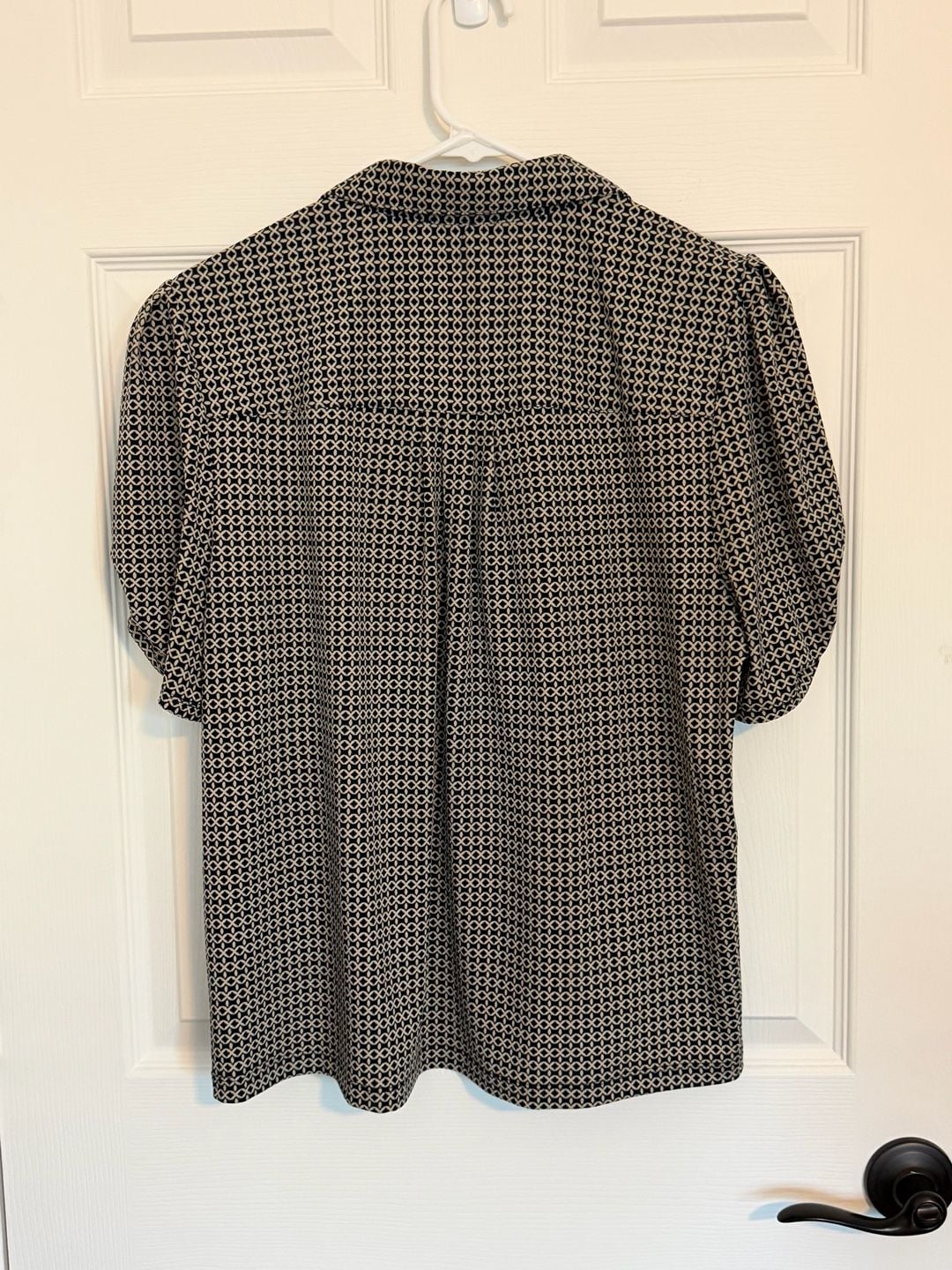 Adrianna Papell Button Up Shirt Size L 5