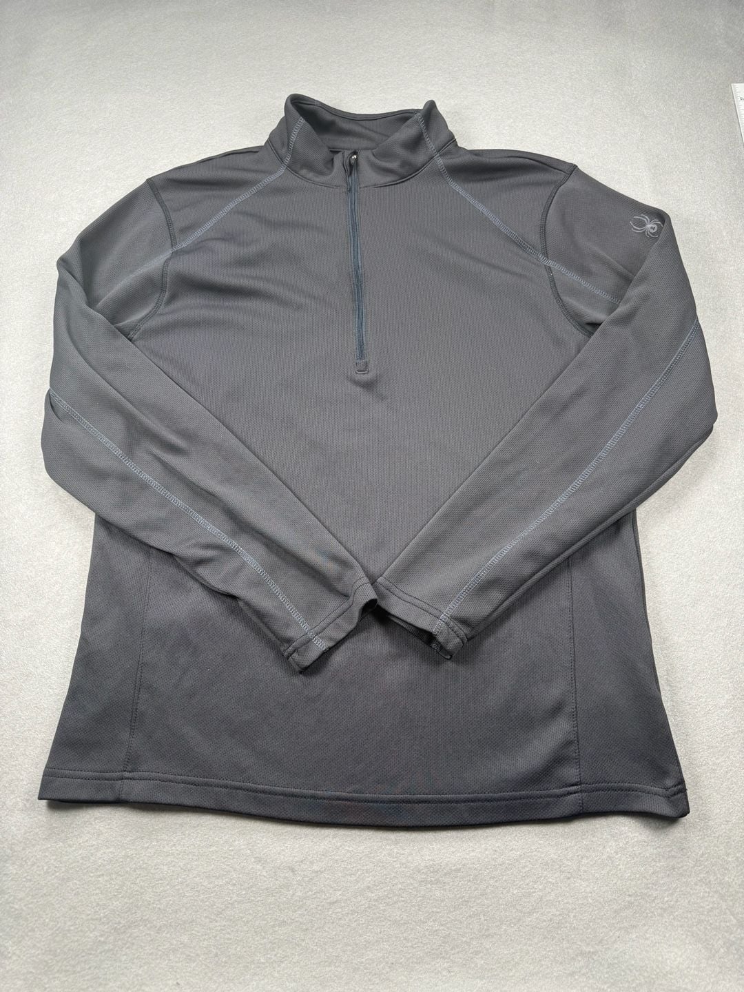 Spyder 1/4 Zip Pullover Gray 2