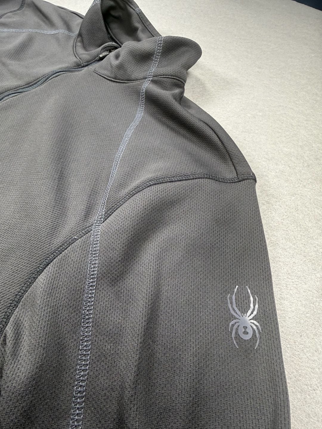 Spyder 1/4 Zip Pullover Gray 4