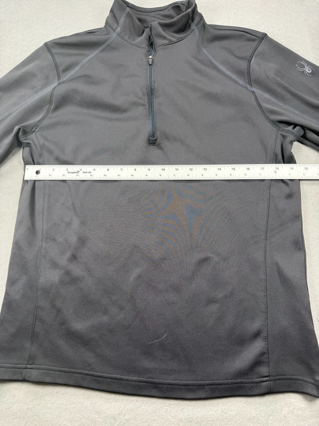 Spyder 1/4 Zip Pullover Gray 6