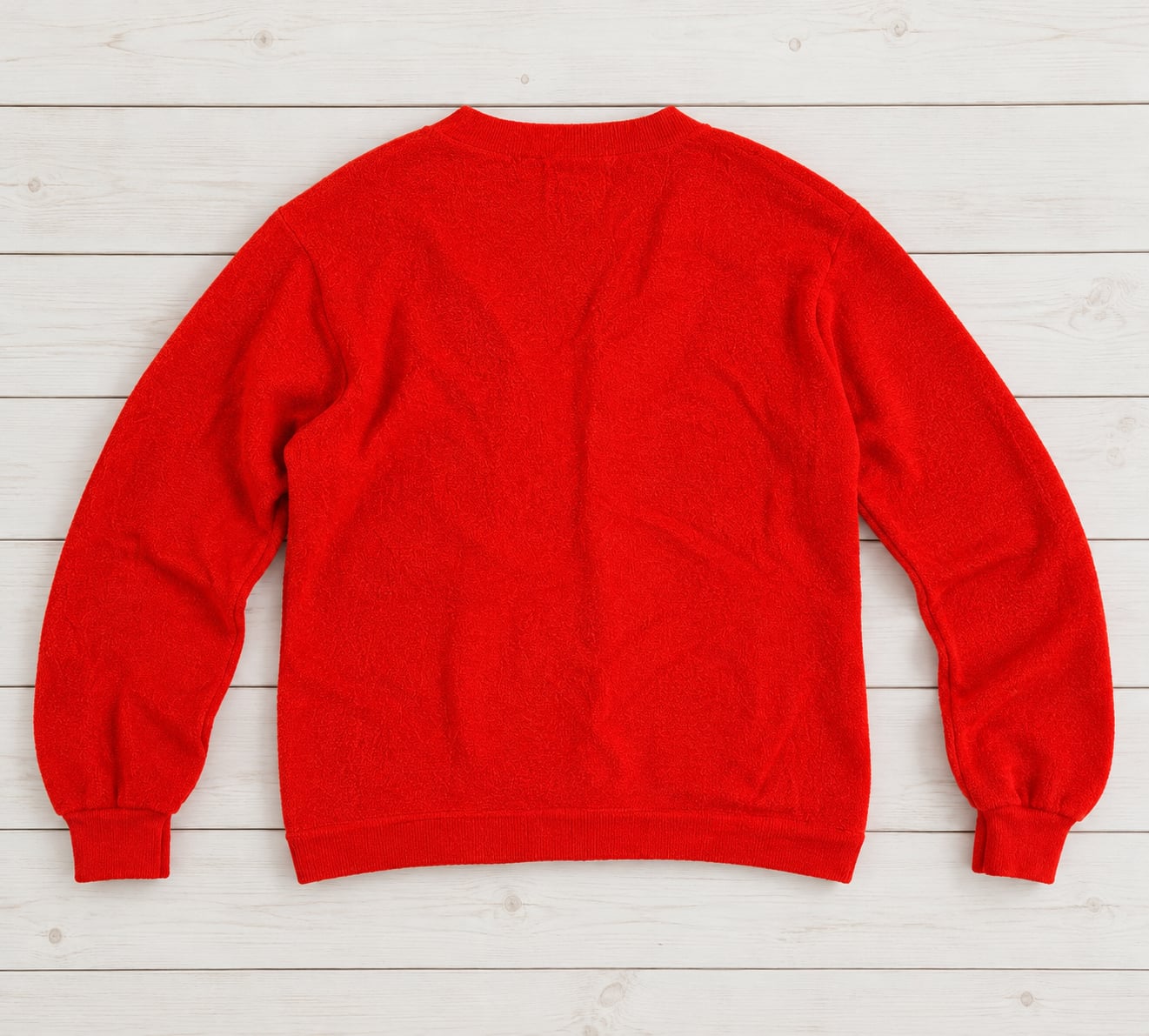 Vintage 1960s/1970s Lord Jeff Red Wool Cardigan Sweater XL Made in USA 3