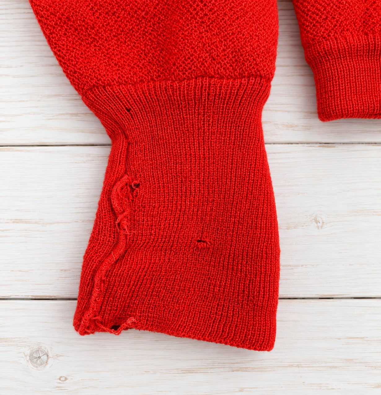 Vintage 1960s/1970s Lord Jeff Red Wool Cardigan Sweater XL Made in USA 4