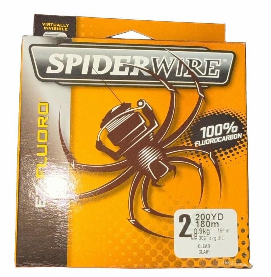SpiderWire EZ Fluorocarbon Fishing Line 2 lb 200 Yd Clear 1