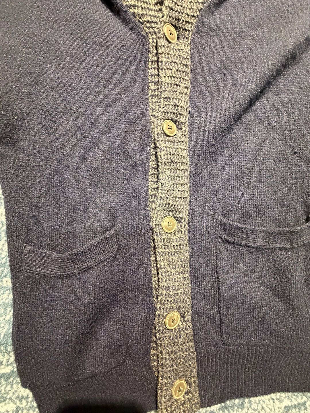 J.CREW Blue Cardigan Sweaters for Men 8