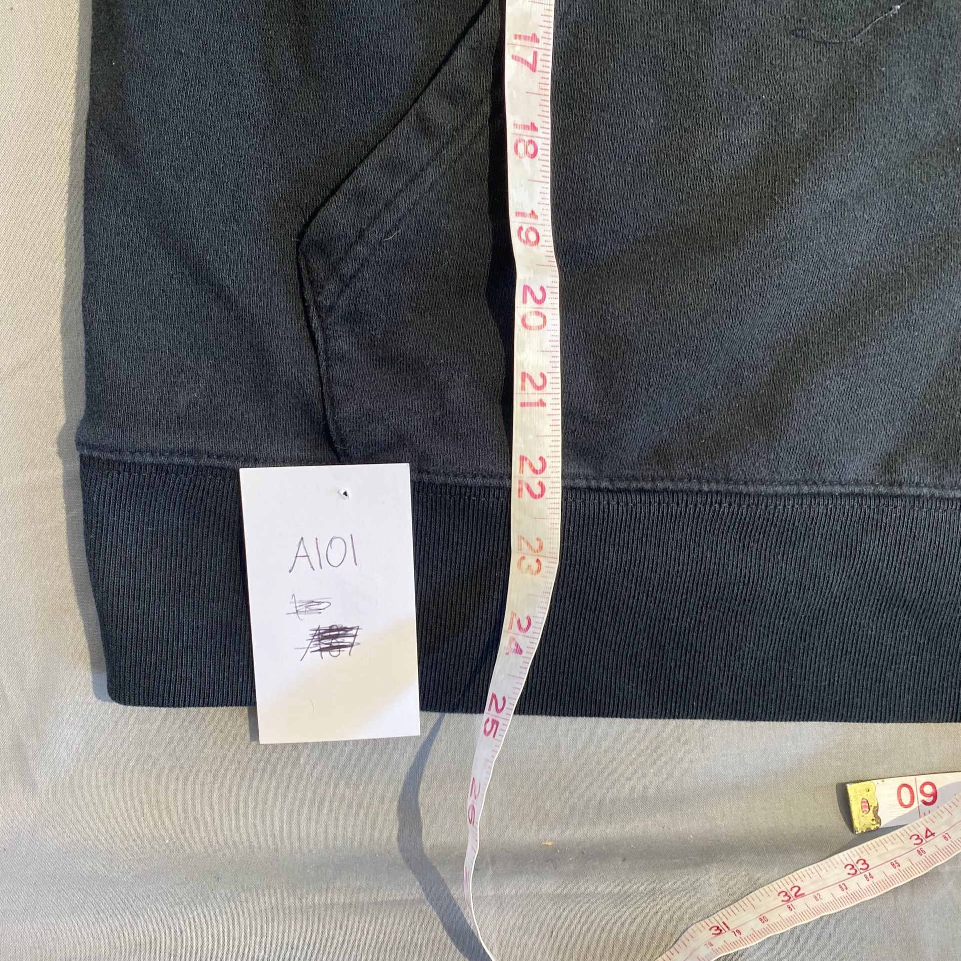 Aeropostale Hoodie Black Blue Logo Sweatshirt 7