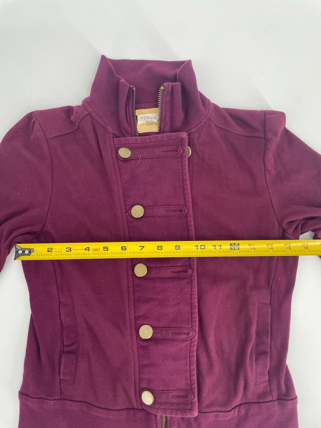 Fossil Purple Military Jacket 7