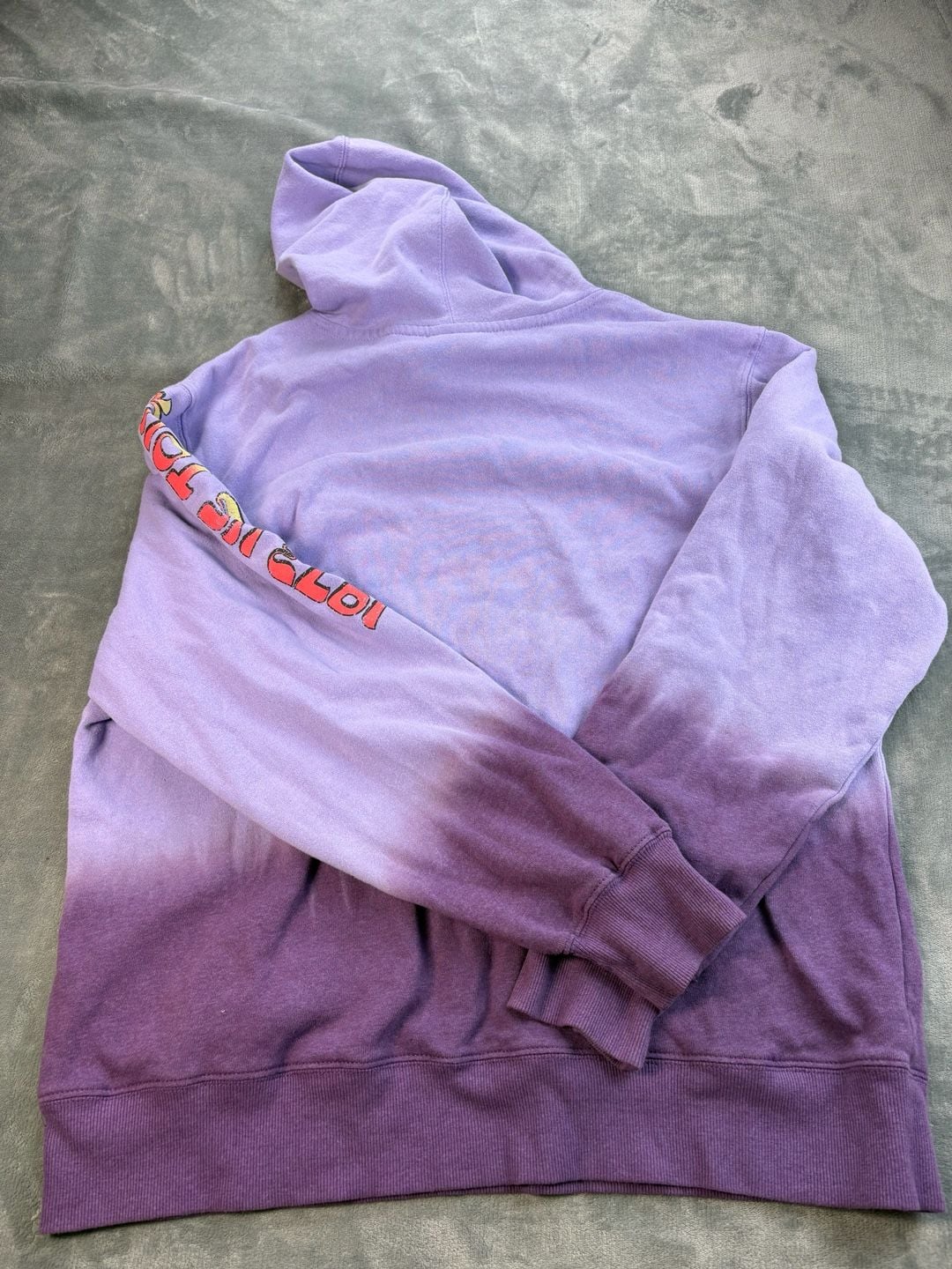 Pink Floyd Dark Side of the Moon Purple Ombre Graphic Pullover Hoodie 6