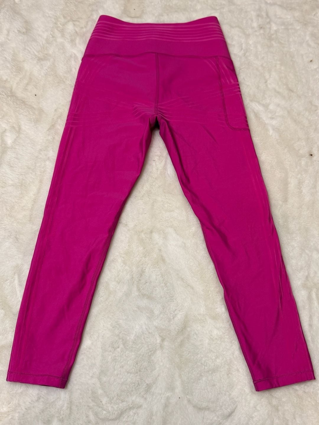 Fanka PowerBand Resistance 7/8 Leggings Size 6 Pop Pink 7