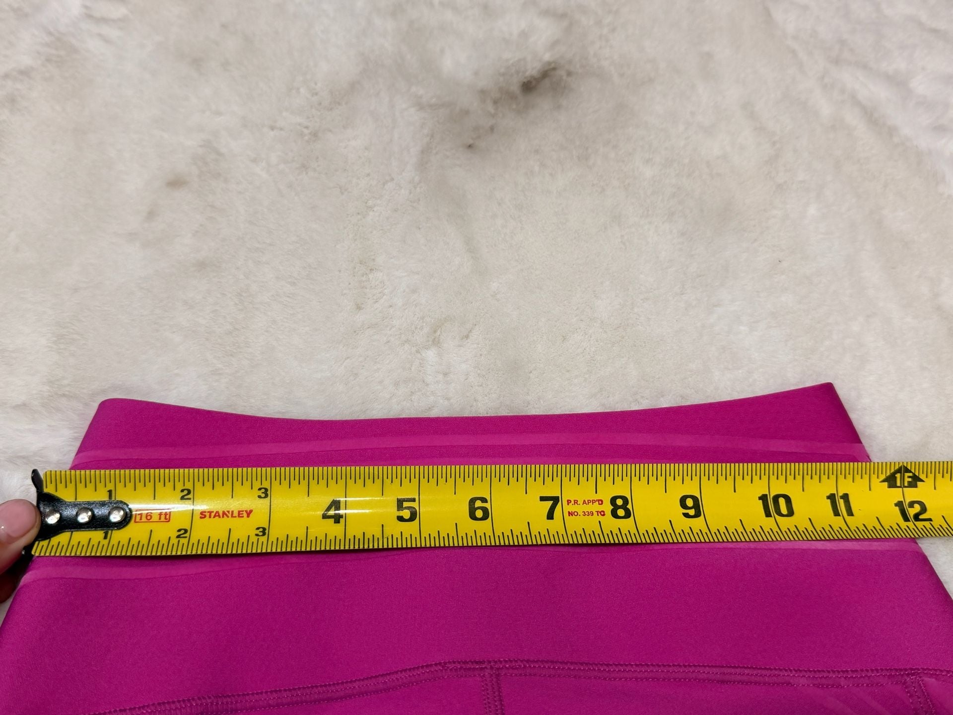 Fanka PowerBand Resistance 7/8 Leggings Size 6 Pop Pink 8