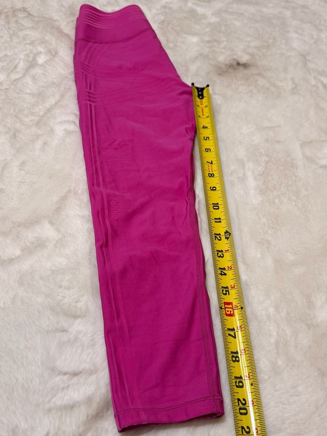 Fanka PowerBand Resistance 7/8 Leggings Size 6 Pop Pink 9