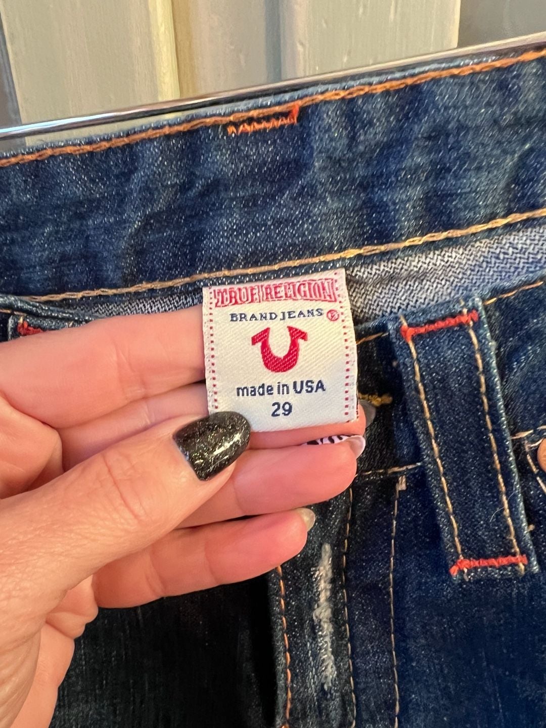 True Religion Flare Jeans Dark Wash Denim 29 5