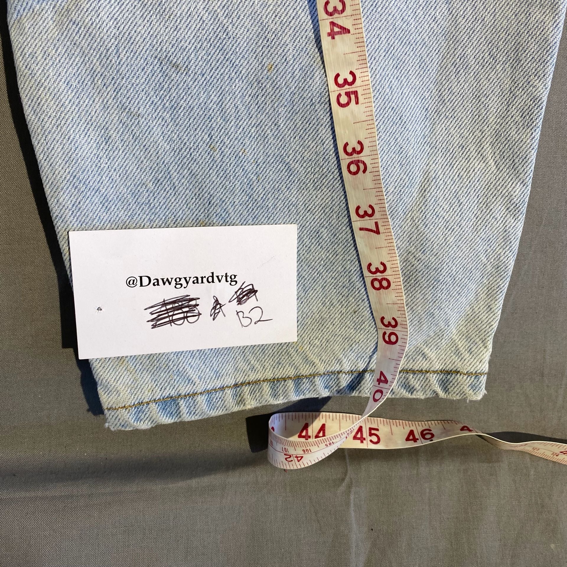 Levi's 560 Loose Fit Tapered Jeans 32x30 Light Wash Vintage Denim 9