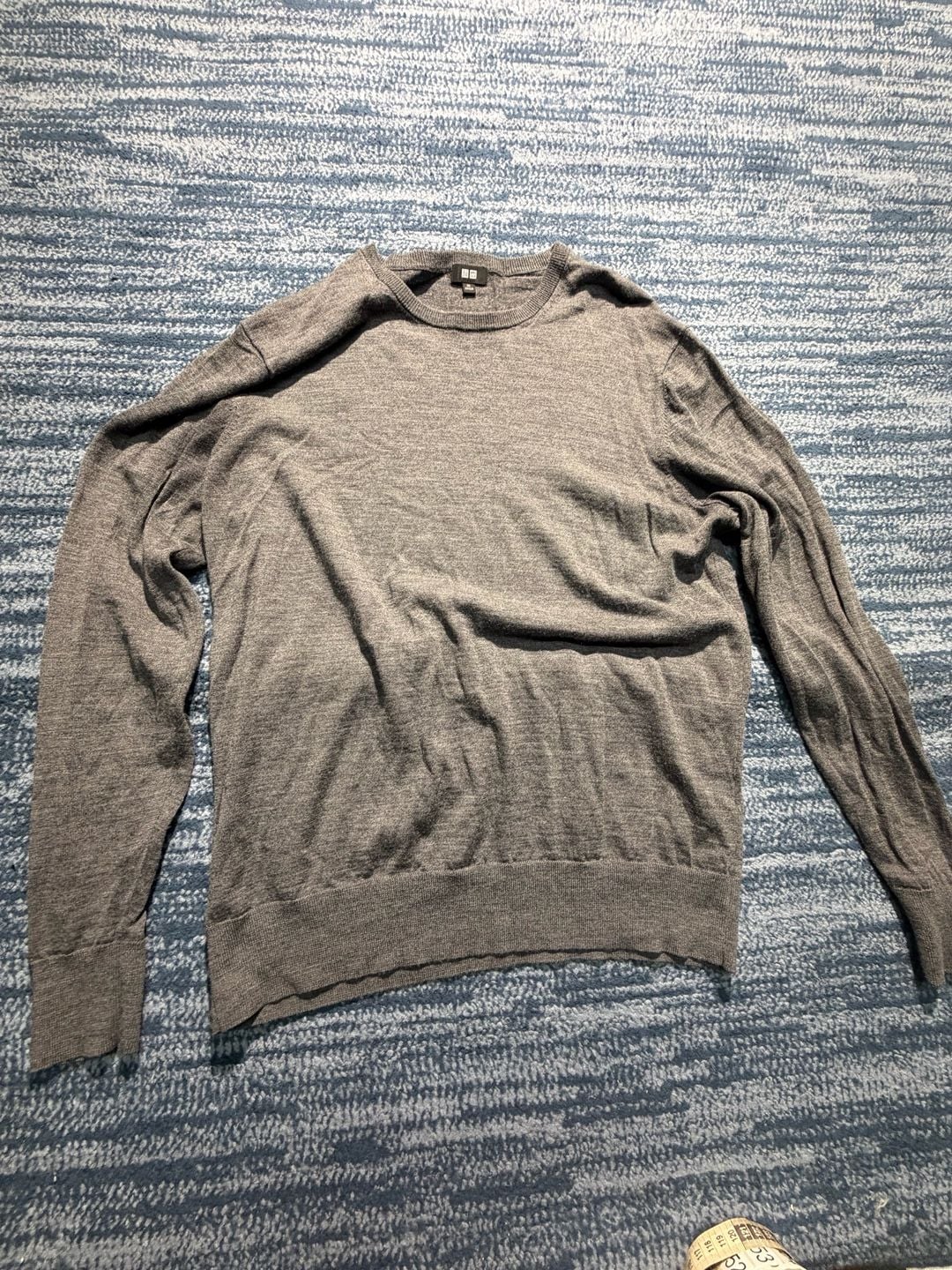 UNIQLO Crew Neck Sweater Size XL Gray Long Sleeve 2