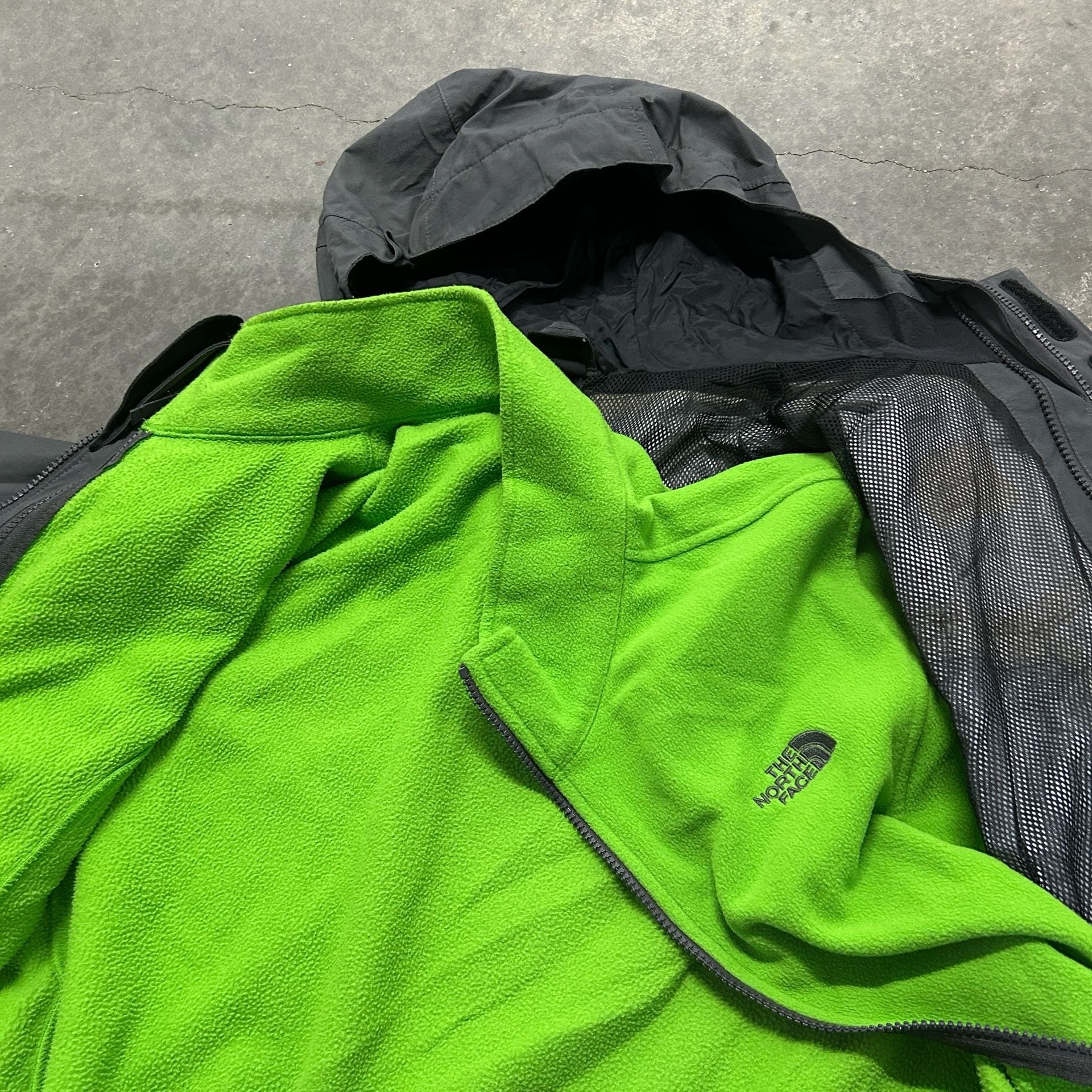 The North Face Boys XL HyVent 3-in-1 Winter Ski Jacket Fleece Liner 13
