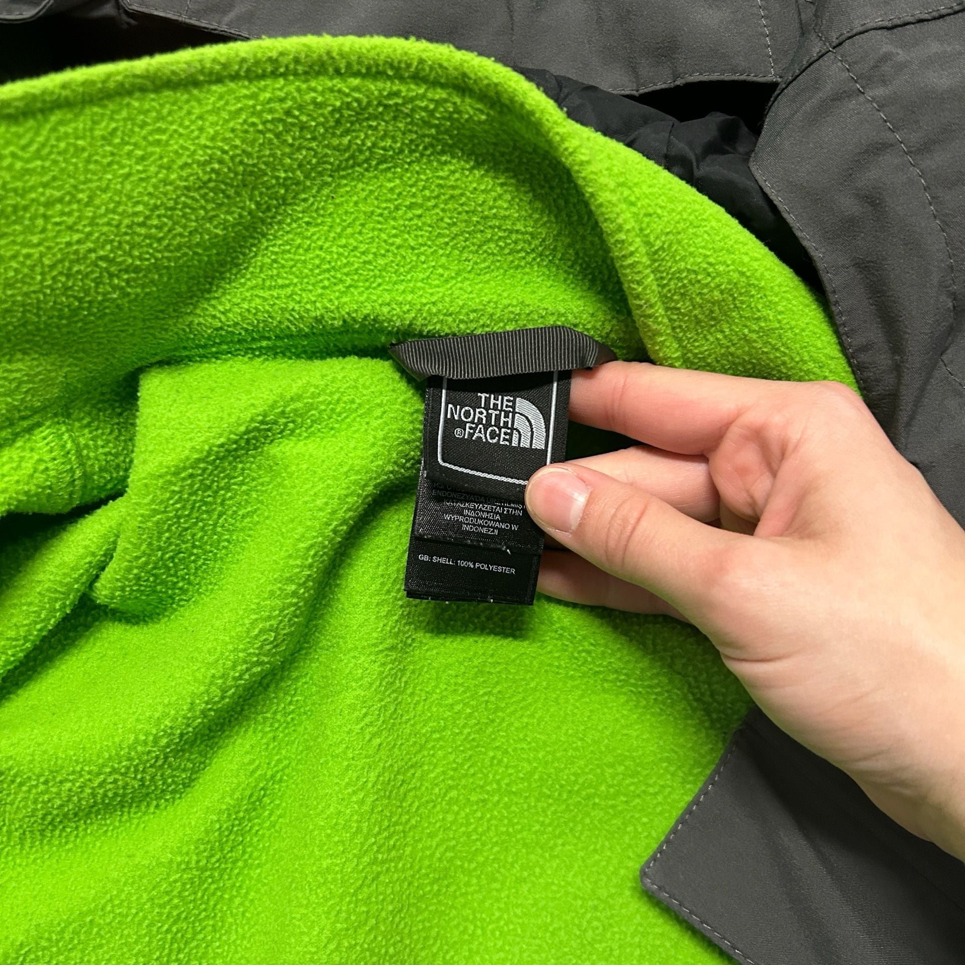 The North Face Boys XL HyVent 3-in-1 Winter Ski Jacket Fleece Liner 14