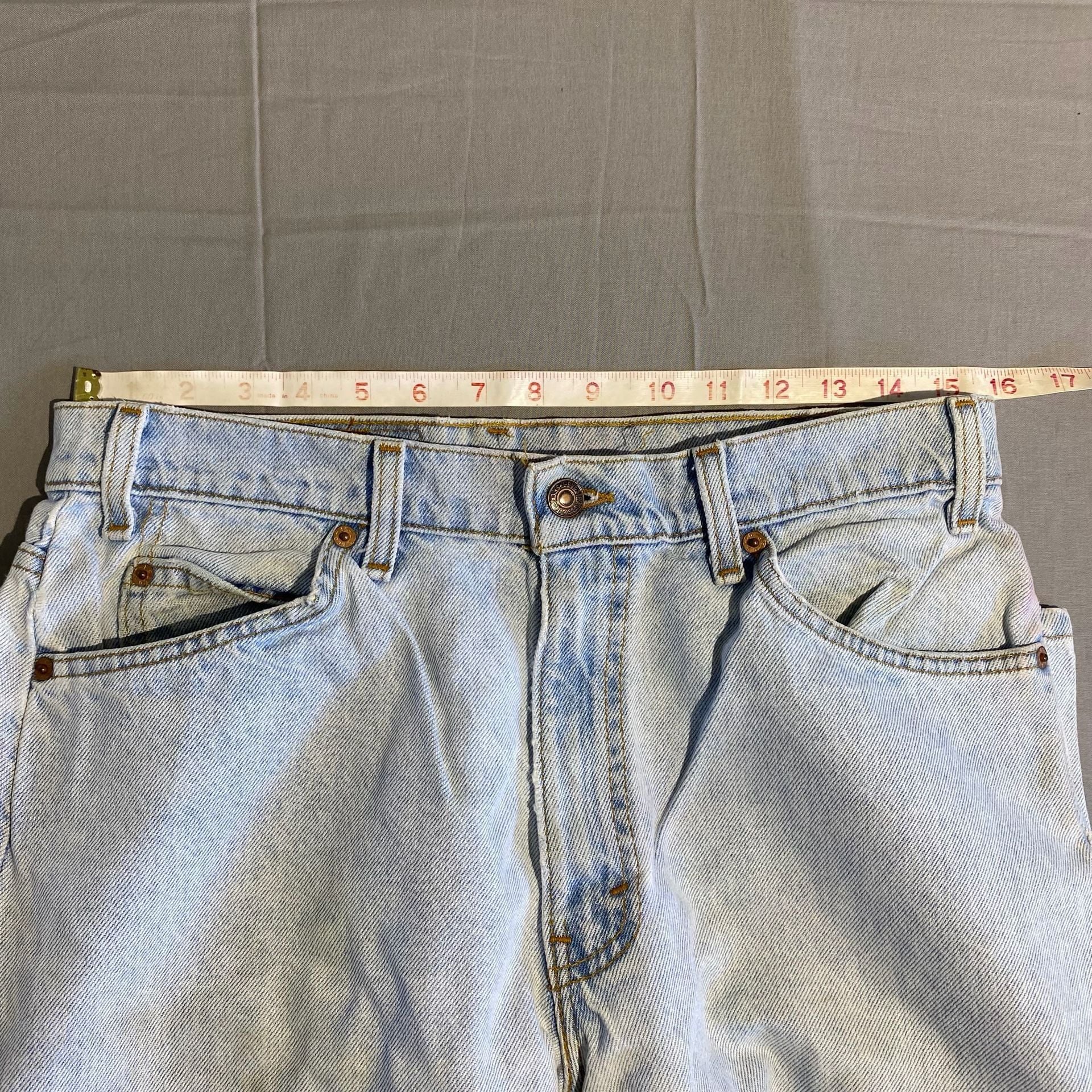 Levi's 560 Loose Fit Tapered Jeans 32x30 Light Wash Vintage Denim 8