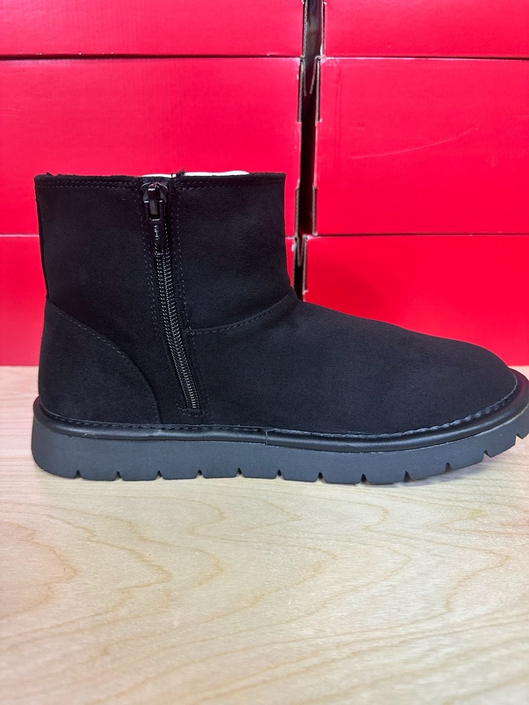 Universal Thread May Faux Suede Booties Size 9 Black 7
