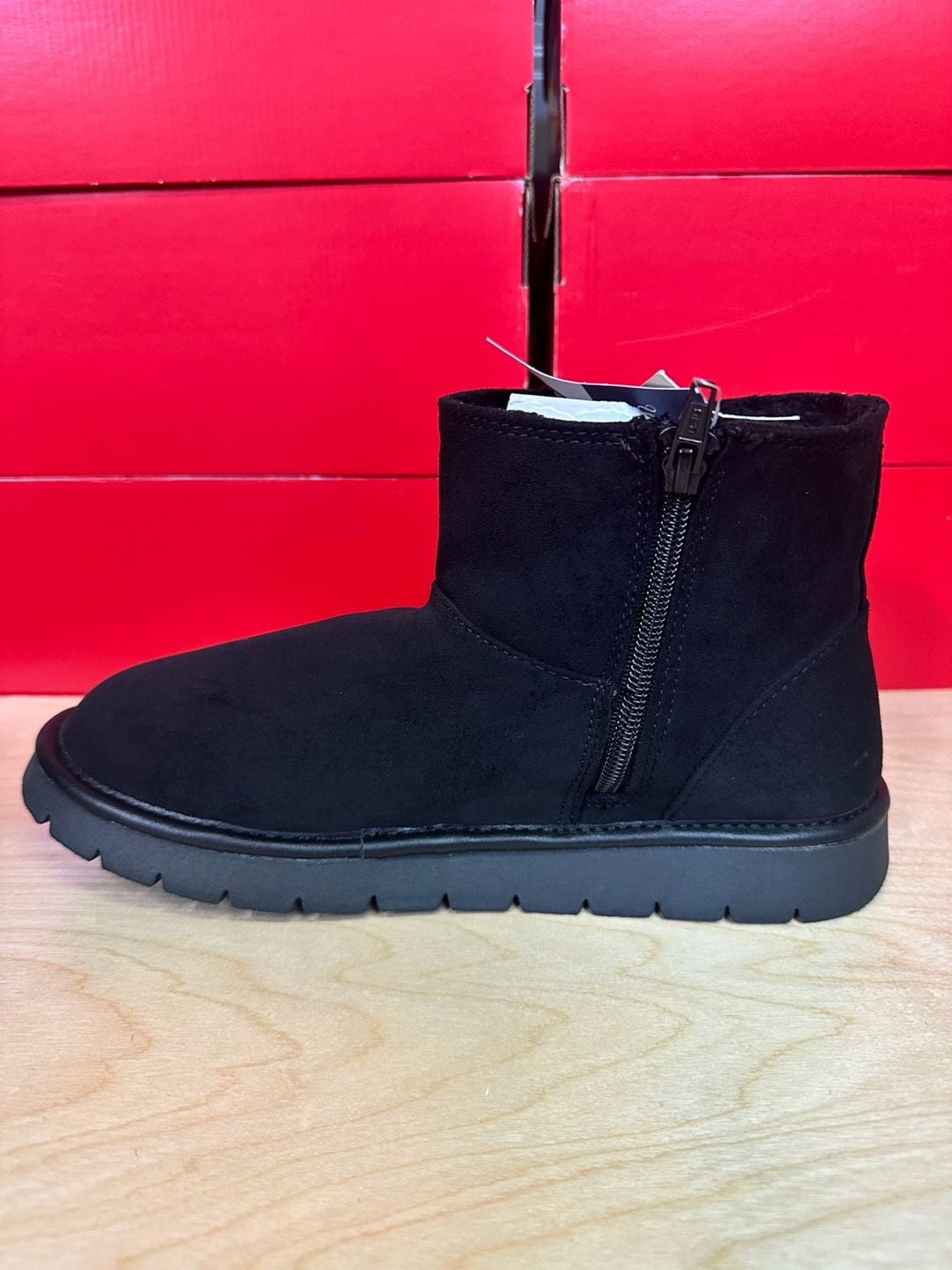Universal Thread May Faux Suede Booties Size 9 Black 8