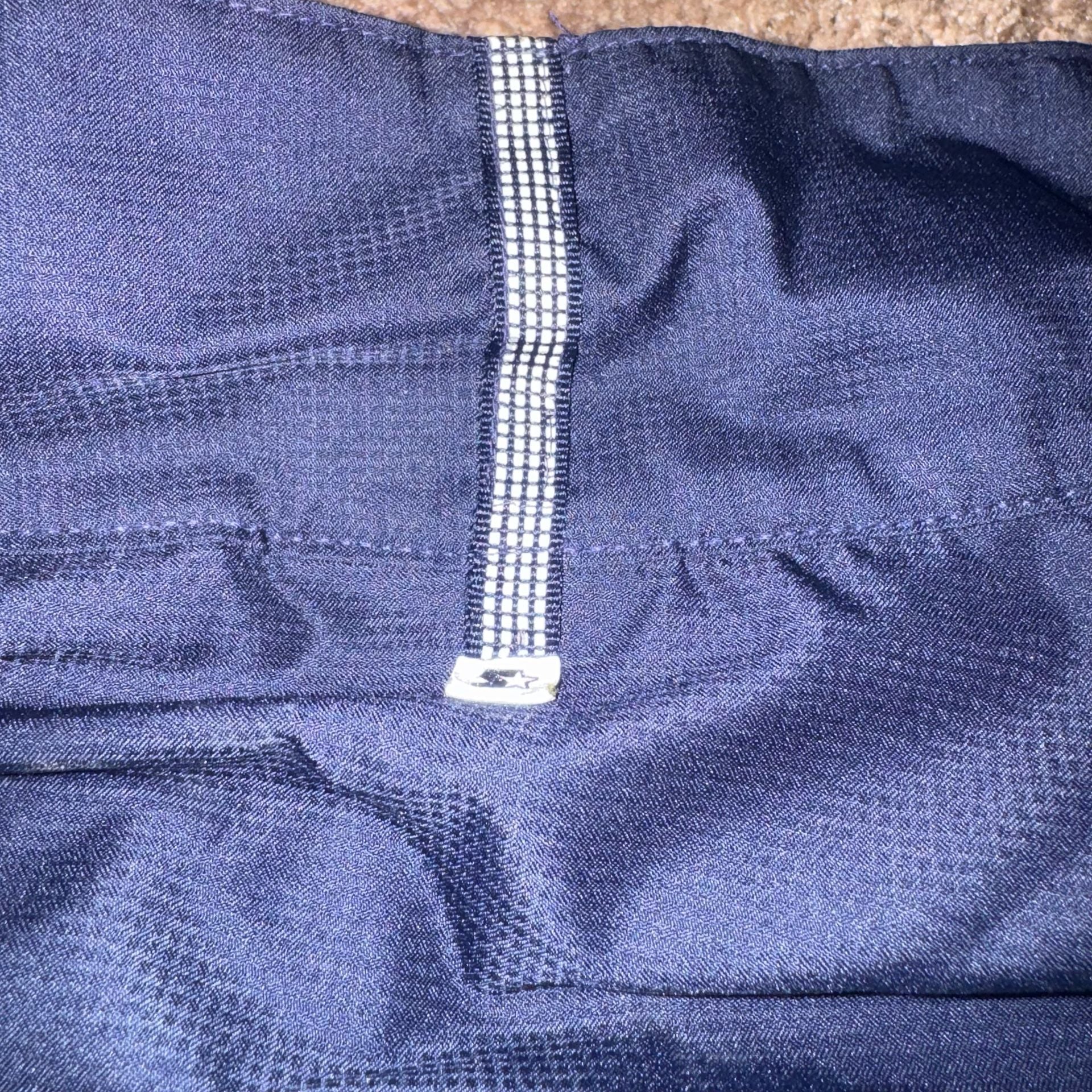 Vintage Starter Windbreaker Jacket Size L Blue Yellow Full Zip 9
