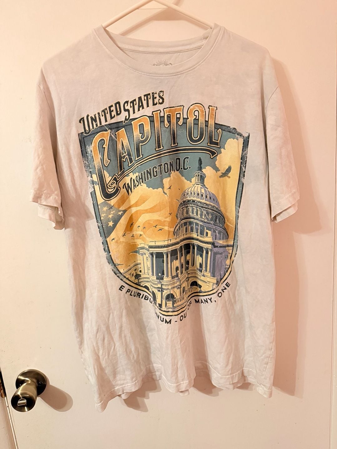 Big Vista United States Capitol Washington D.C. T-Shirt Size L 2