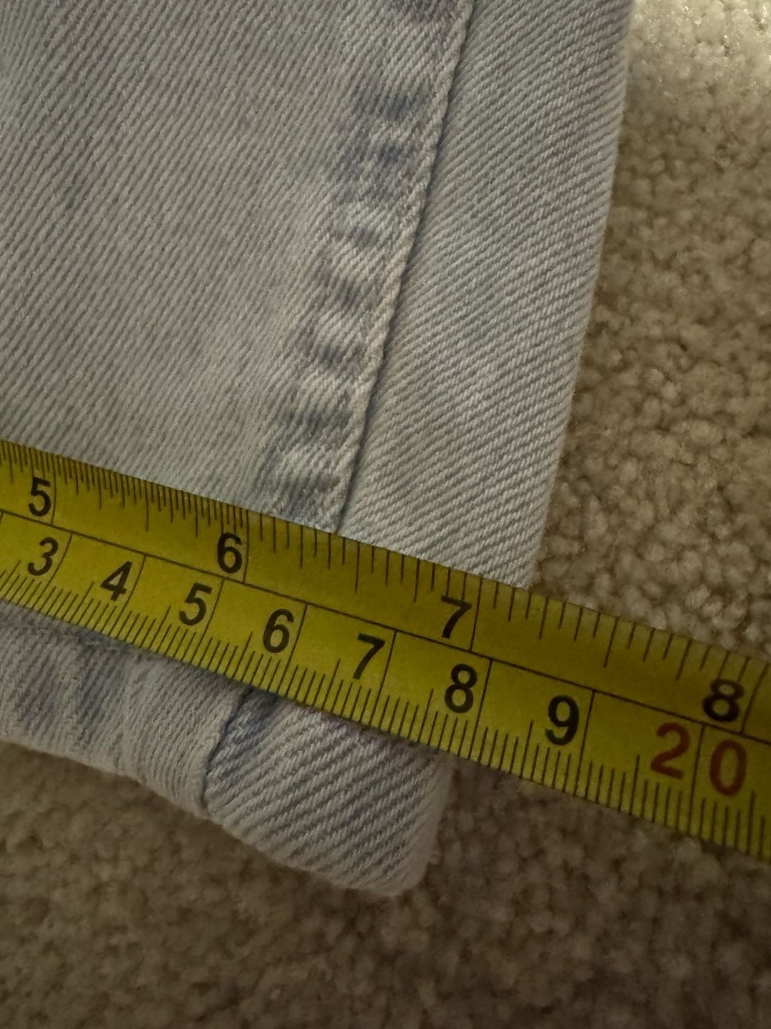 Lee Original Jeans Tapered Relaxed Light Wash Size 32x29 7