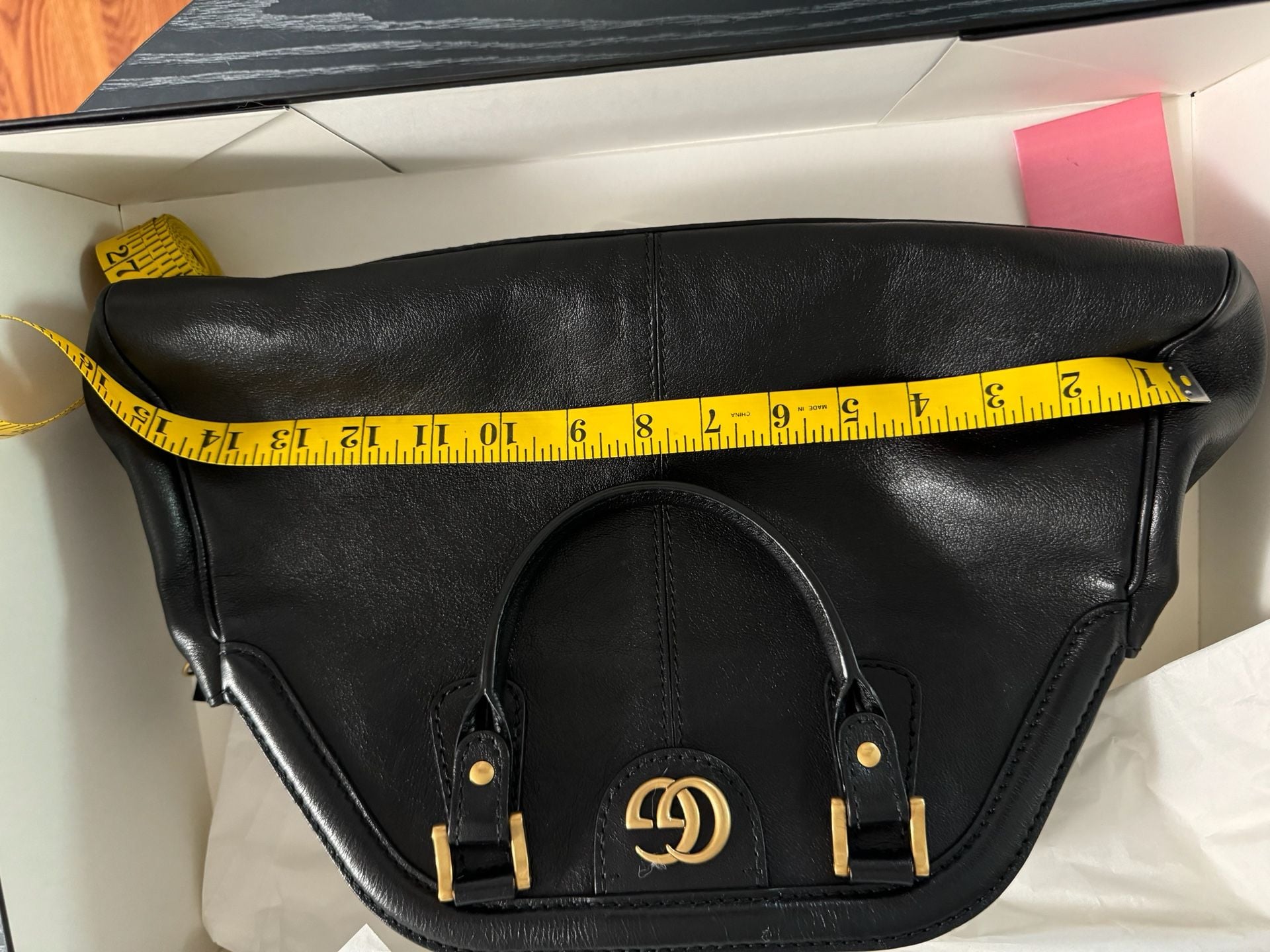 Gucci Black Leather Rebelle Top Handle Bag 6