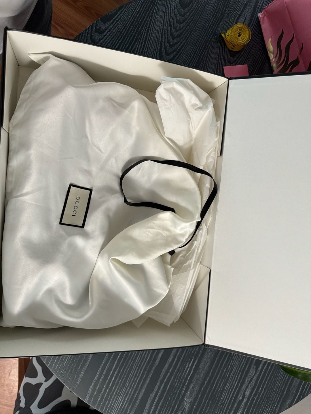 Gucci Black Leather Rebelle Top Handle Bag 10