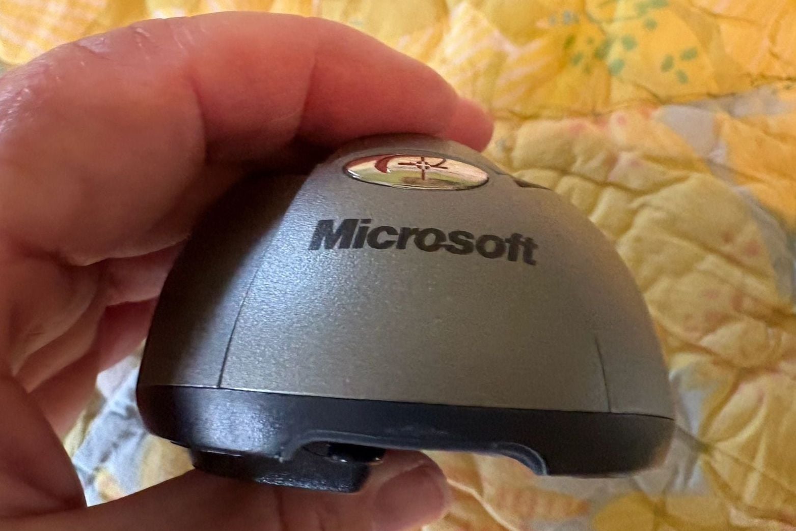 GUC Microsoft Wireless Optical Mouse Black And Silver With USB Receiver 4