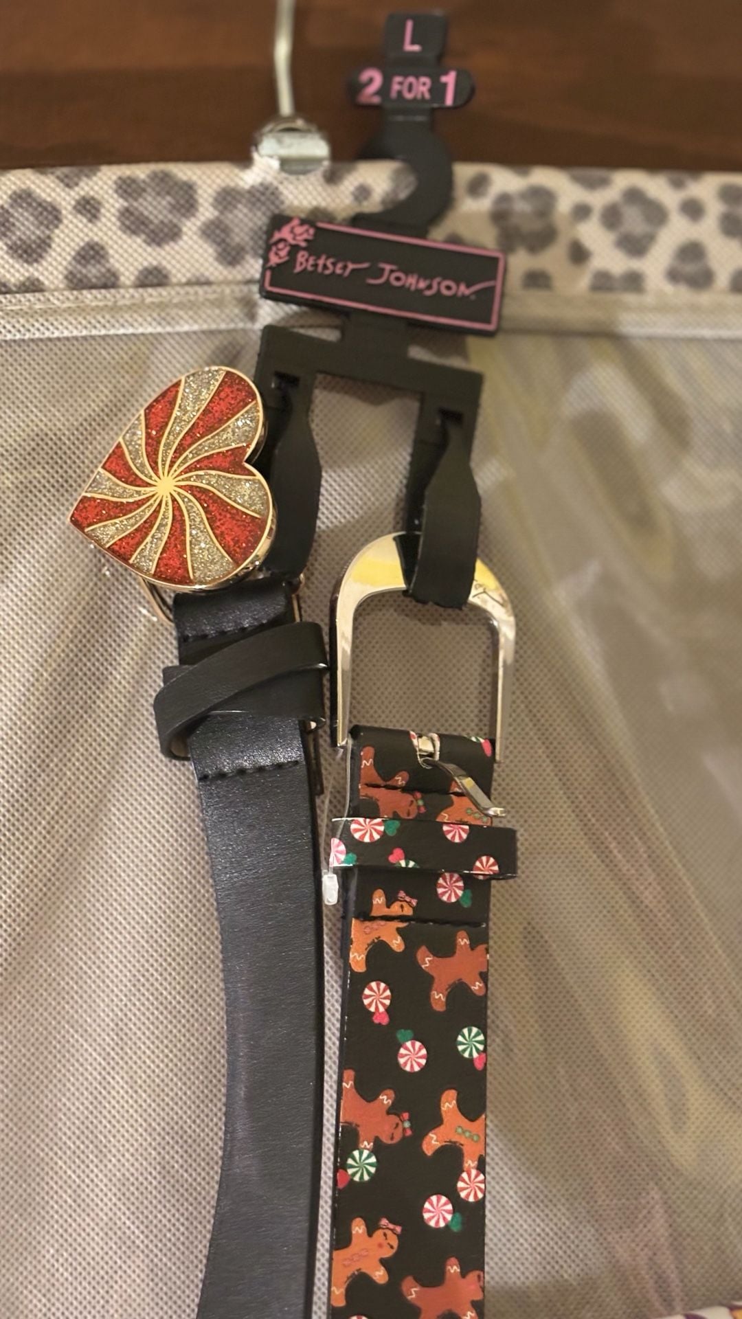 Holiday Betsey Johnson Belts (2) 2