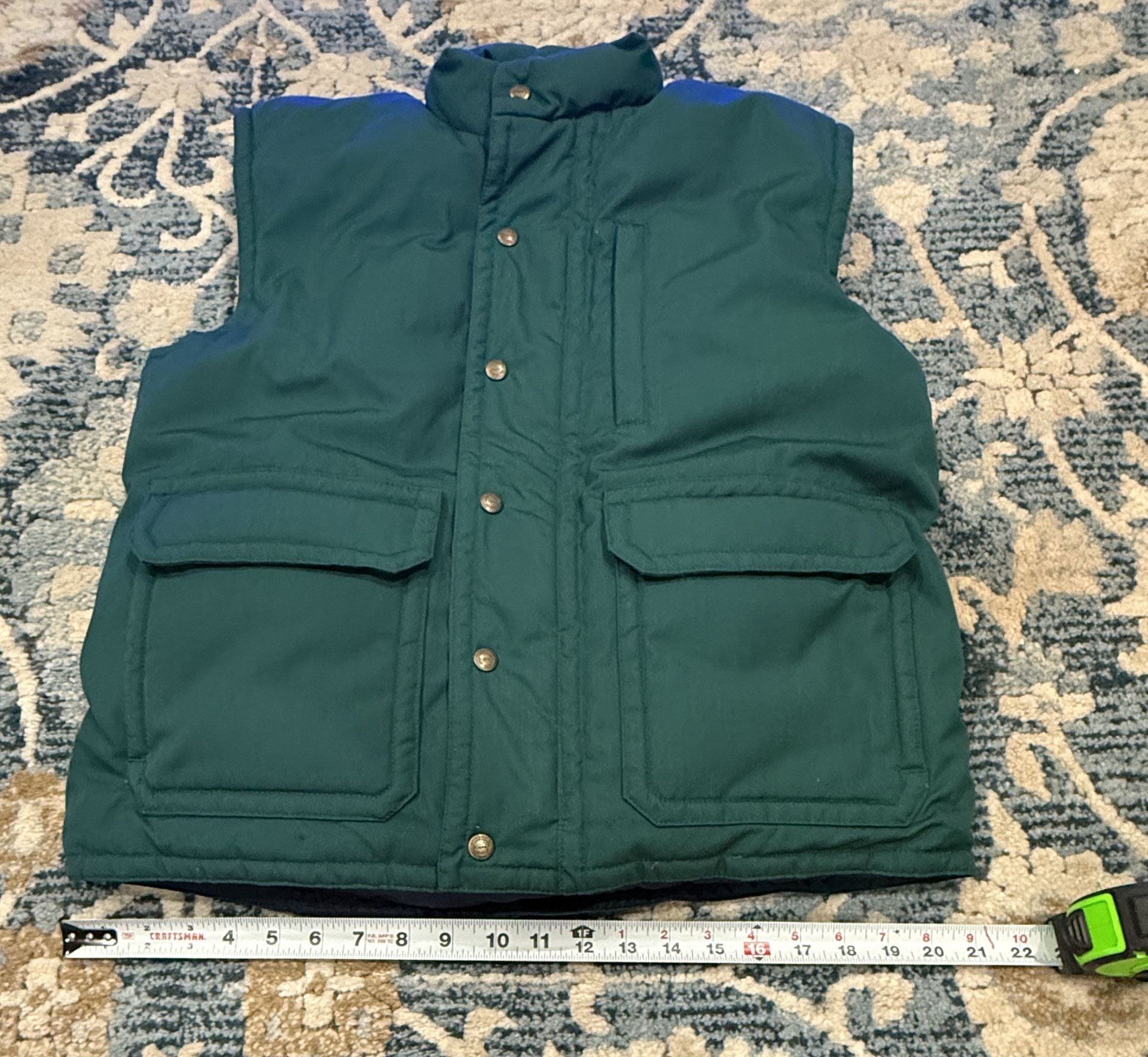 Orvis Puffer Vest Green Winter Outerwear 3