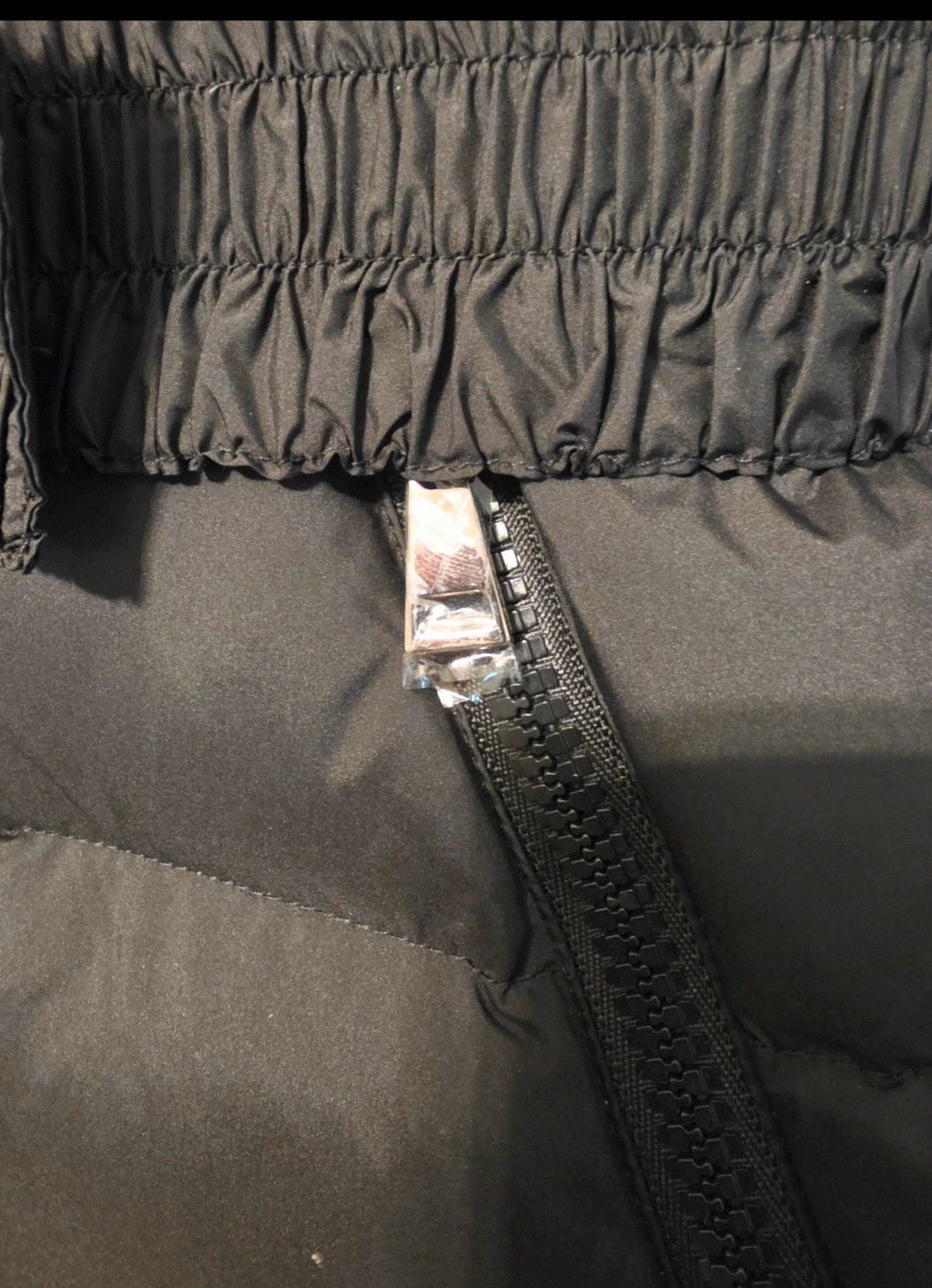 Moncler Long Puffer Down Coat With Fur Hood Black Sz 0 7