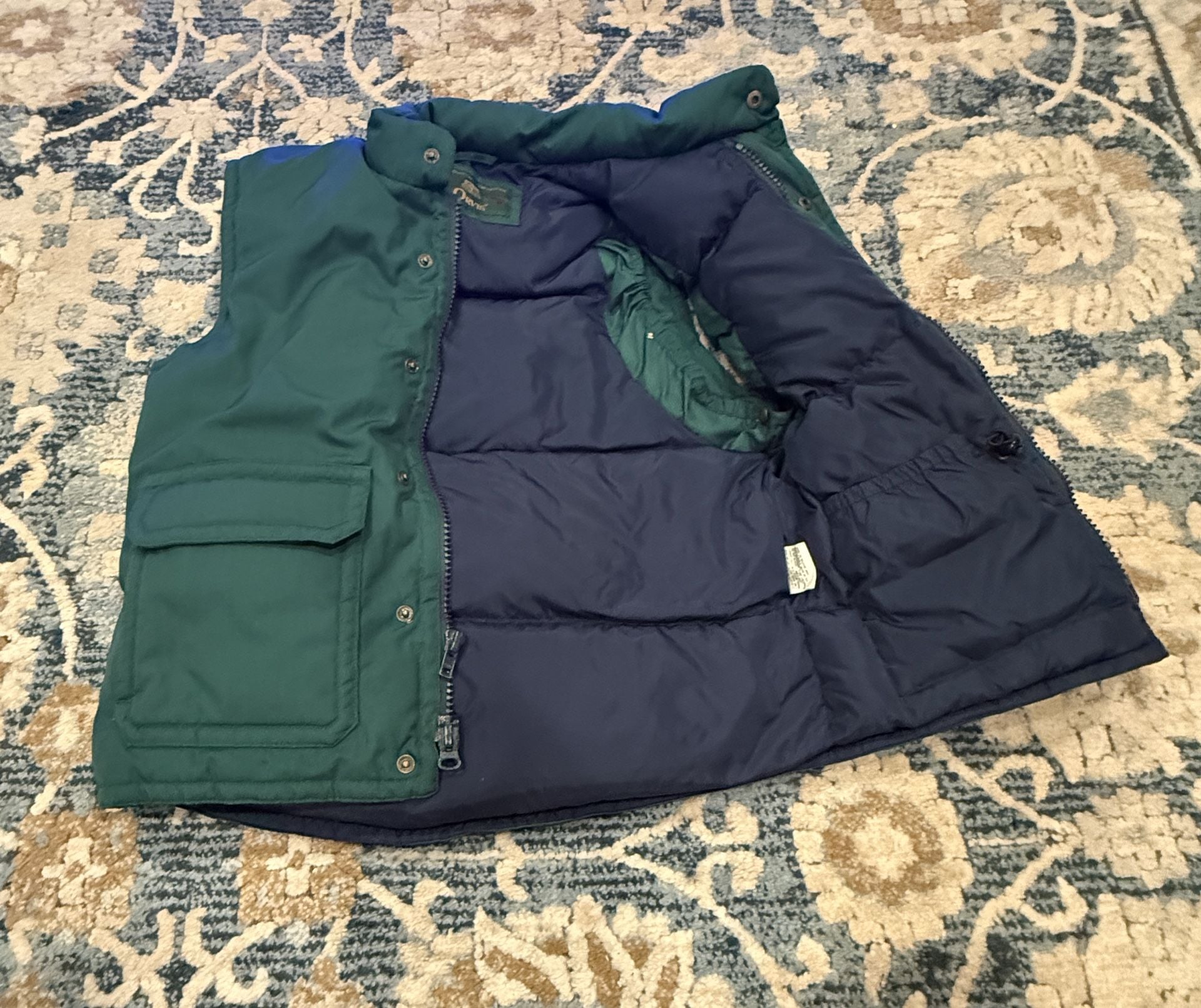 Orvis Puffer Vest Green Winter Outerwear 4