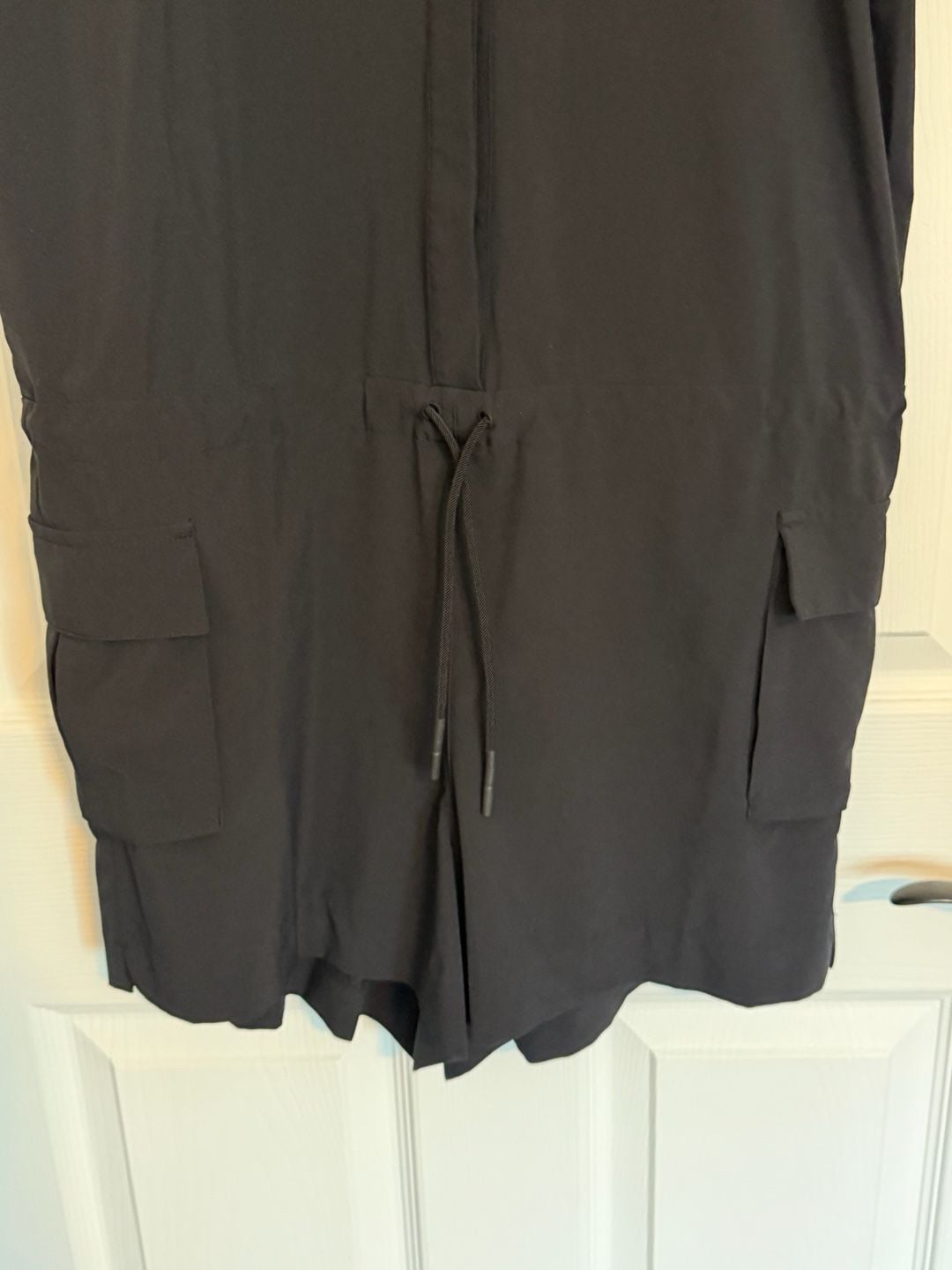 Athleta Romper Size 2 Black V-Neck 3