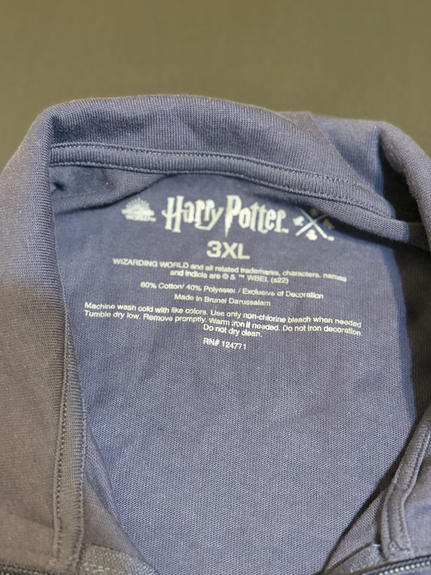 Hogwarts Crest Harry Potter zip Up Jacket 3