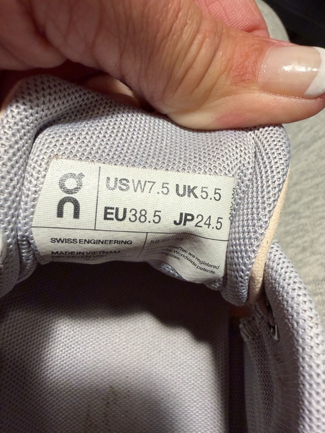 LUS 21 On Cloud Cloudtec Pink Running Shoes 8