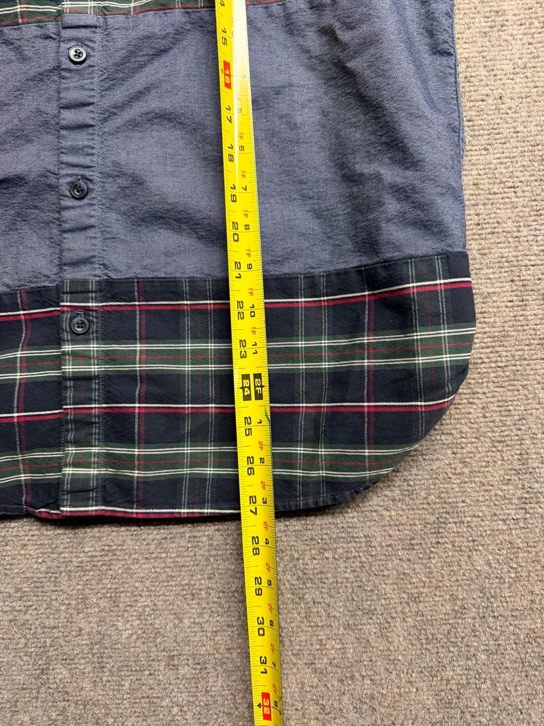Fred Perry Panel Plaid Button Down Shirt 7