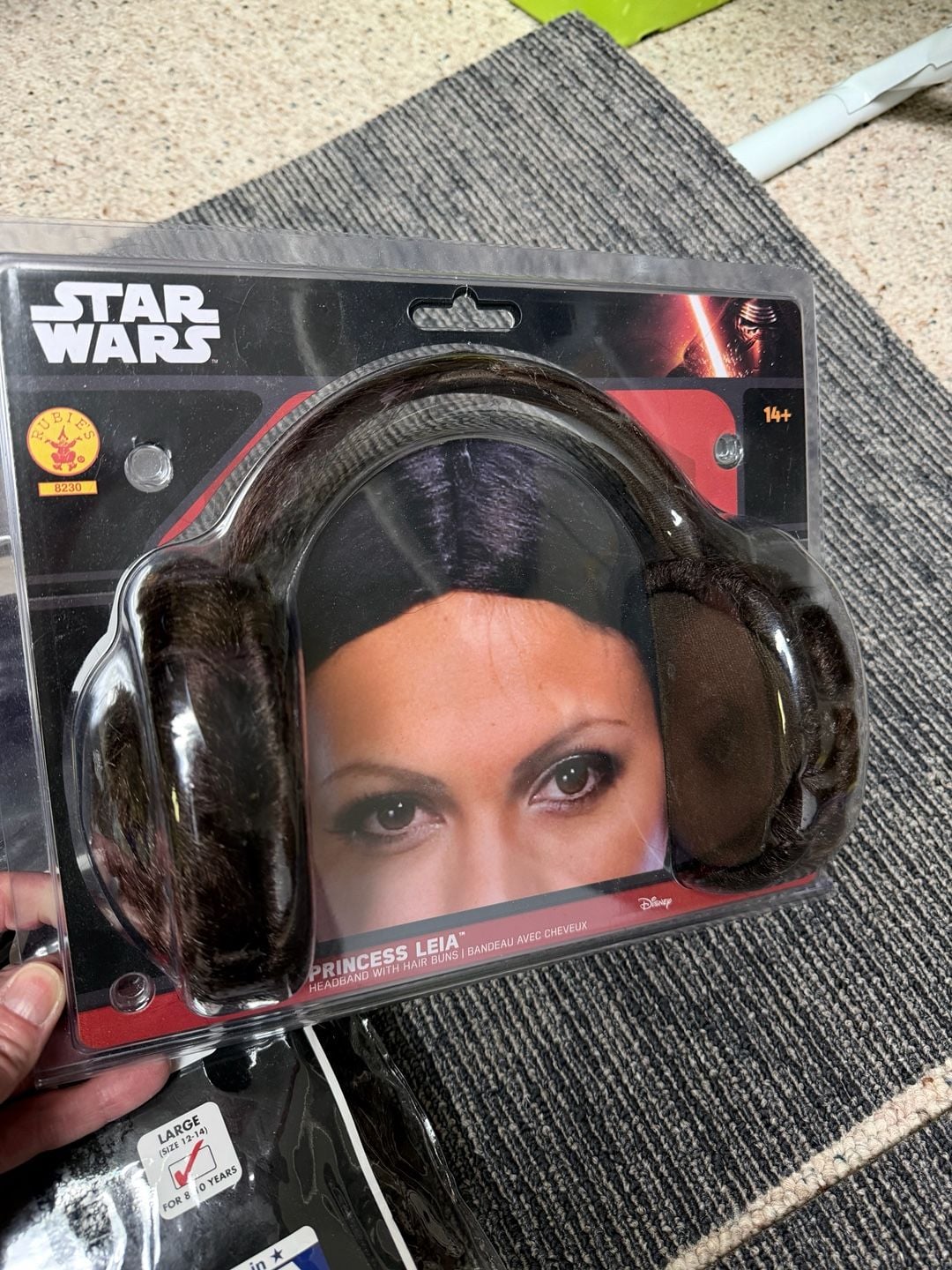 Rubie's Star Wars Princess Leia Child Costume Size 12-14 Large 2