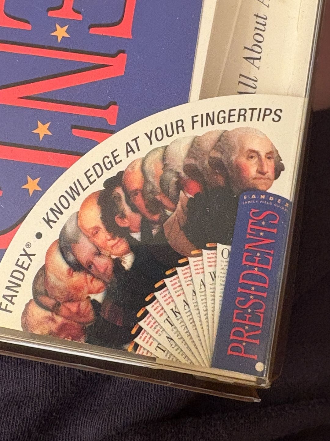 Fandex Family Field Guides Presidents Die-Cut Card Deck 4