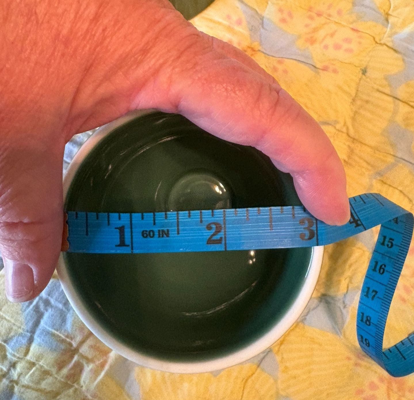 EUC Green Ceramic Butter Bell Crock with Embossed Leaf Scroll Design 10