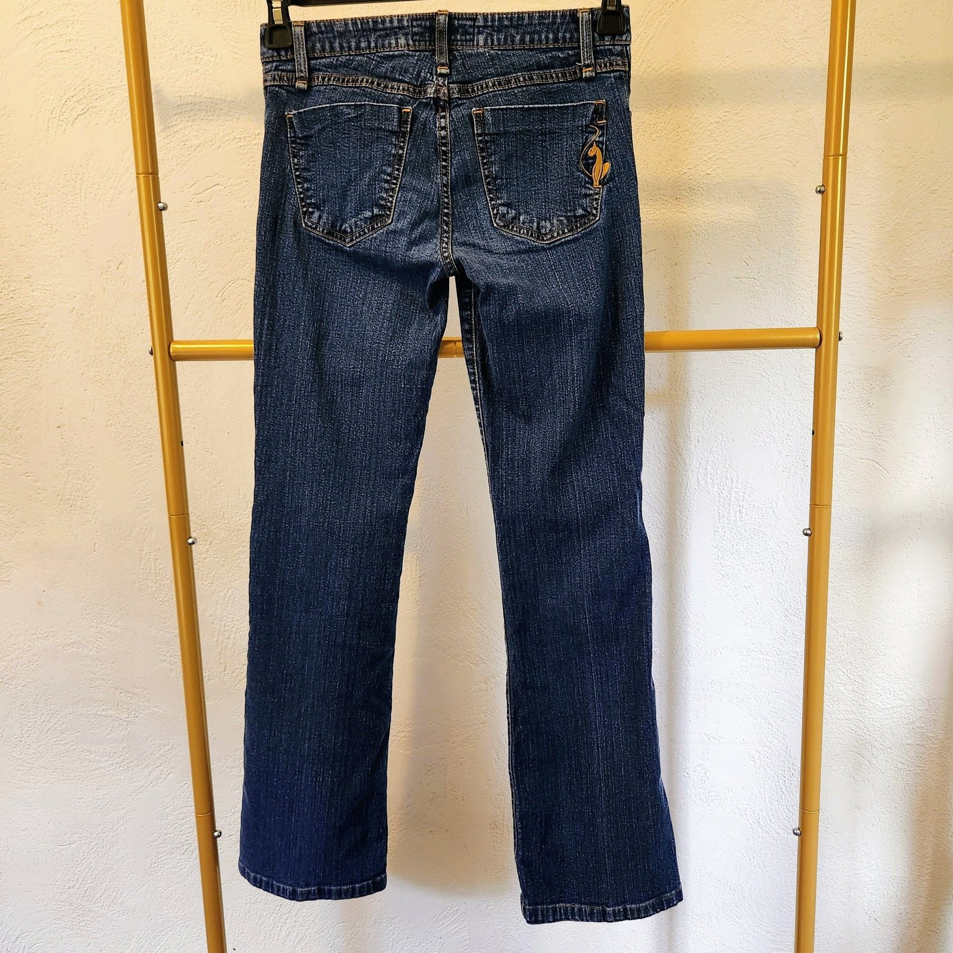 Cache Fashions Bootcut Jeans Blue Denim 4