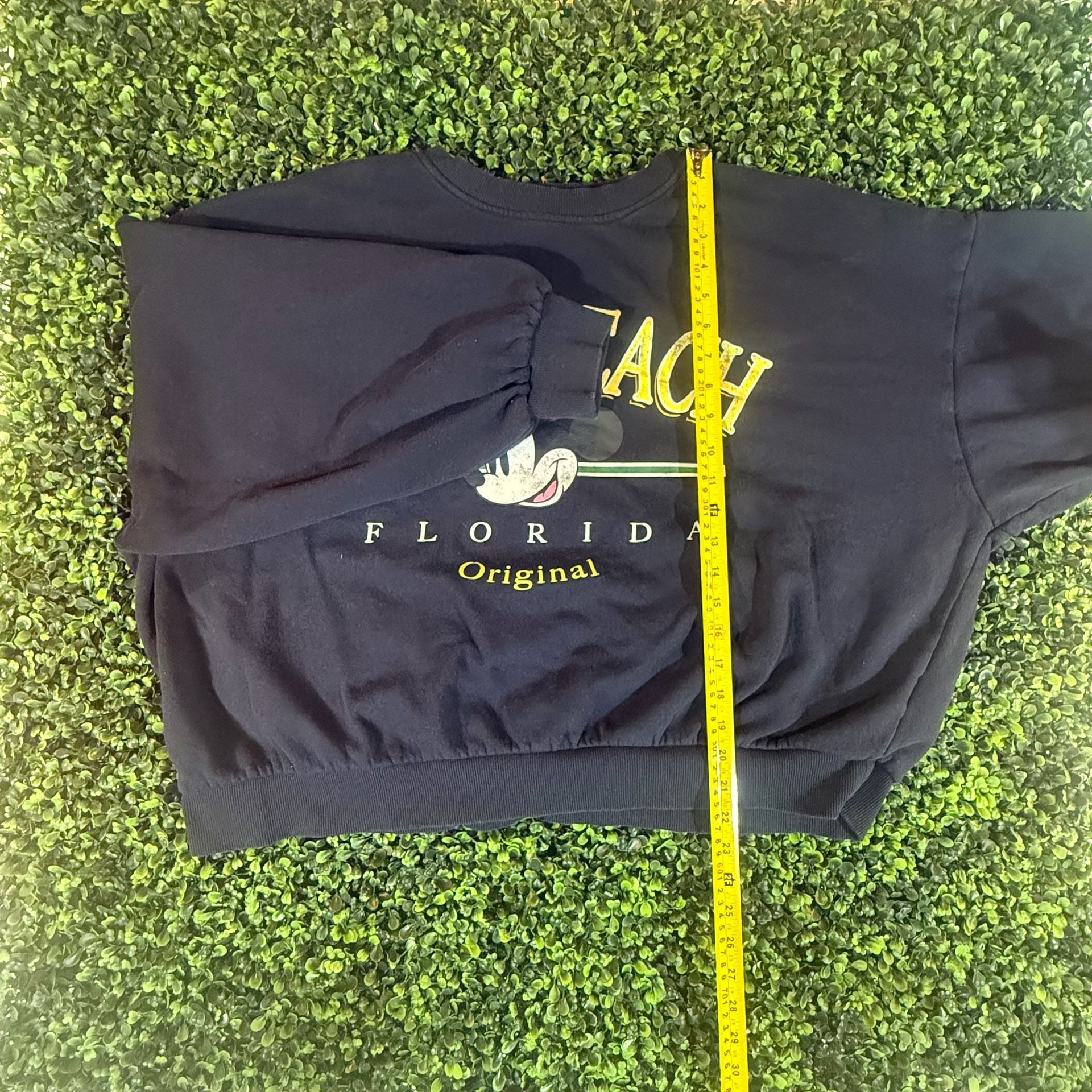 Disney Palm Beach Florida Mickey Mouse Sweatshirt Black 4