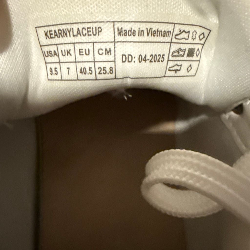 Vionic White Leather Sneakers 9.5 6