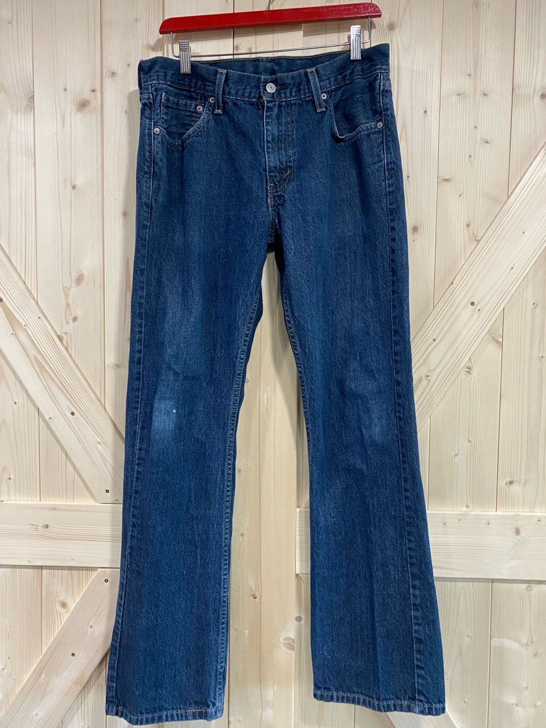 Levi's 527 Slim Bootcut Jeans 33x32 Dark Wash Denim 2