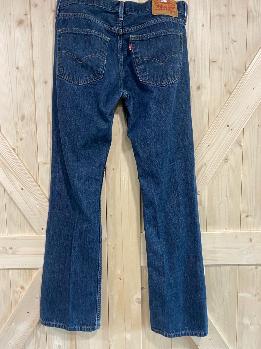 Levi's 527 Slim Bootcut Jeans 33x32 Dark Wash Denim 7