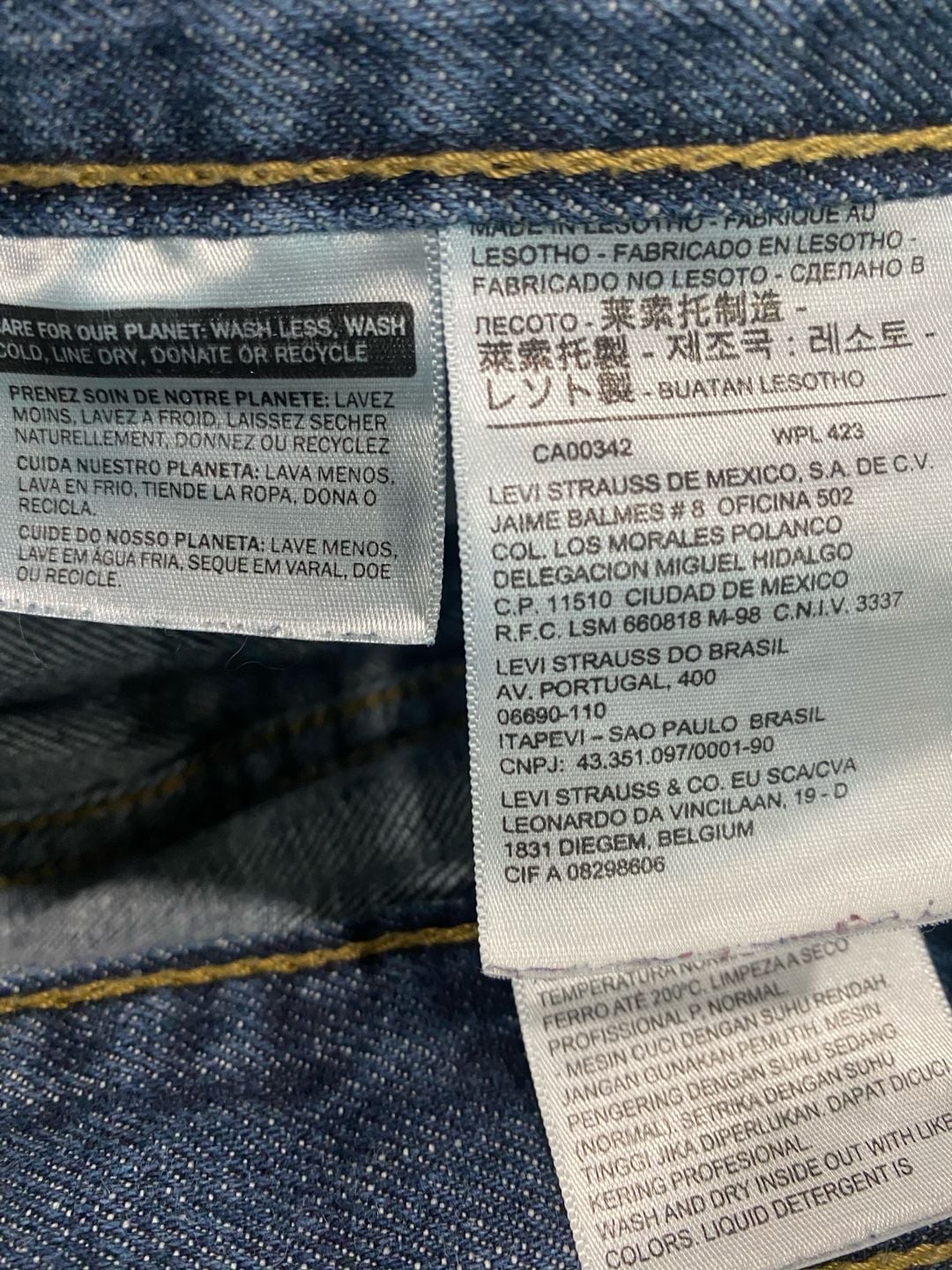 Levi's 527 Slim Bootcut Jeans 33x32 Dark Wash Denim 8