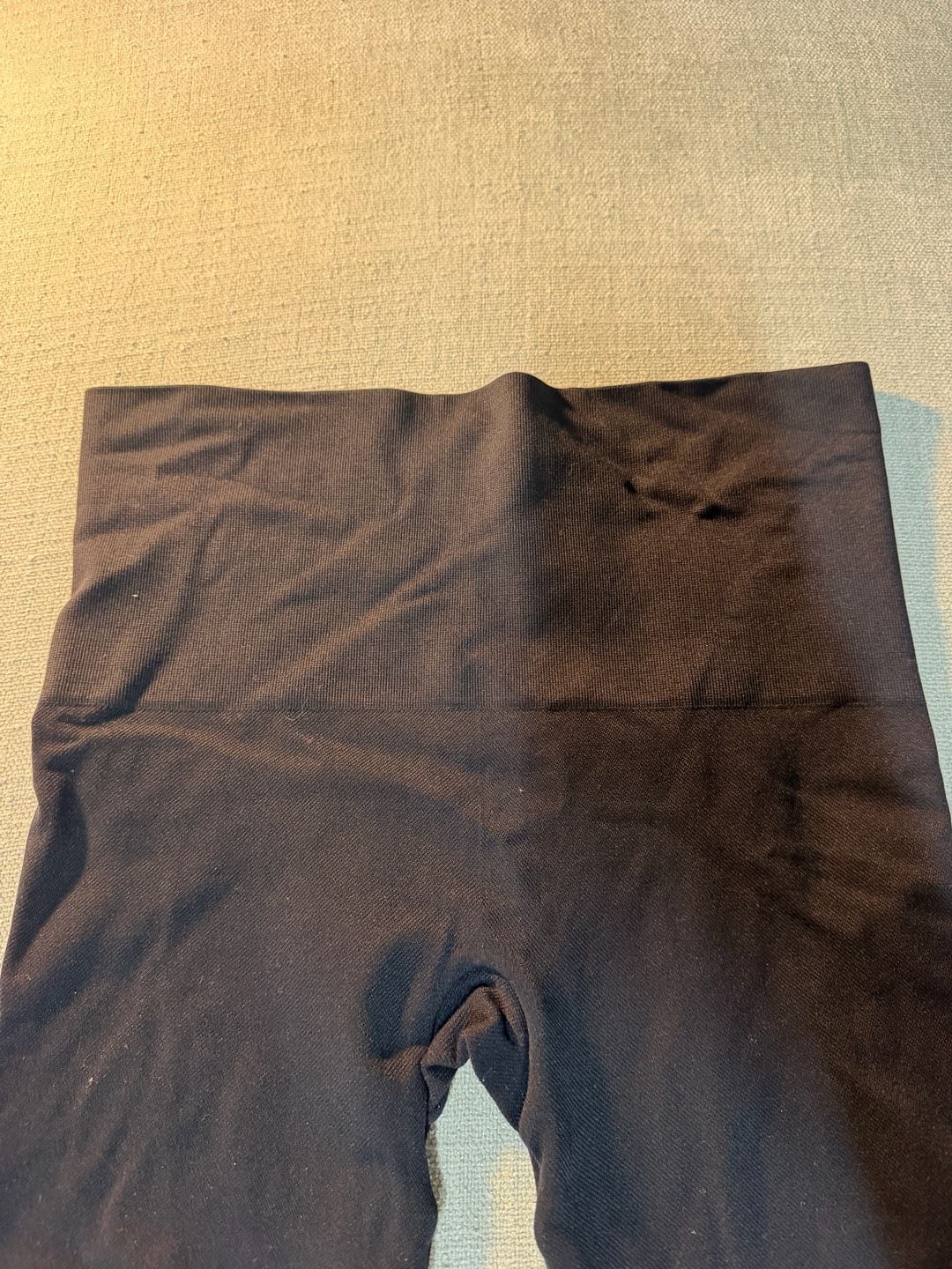 Spanx Leggings Size L/G/G Black Zip Ankle 4