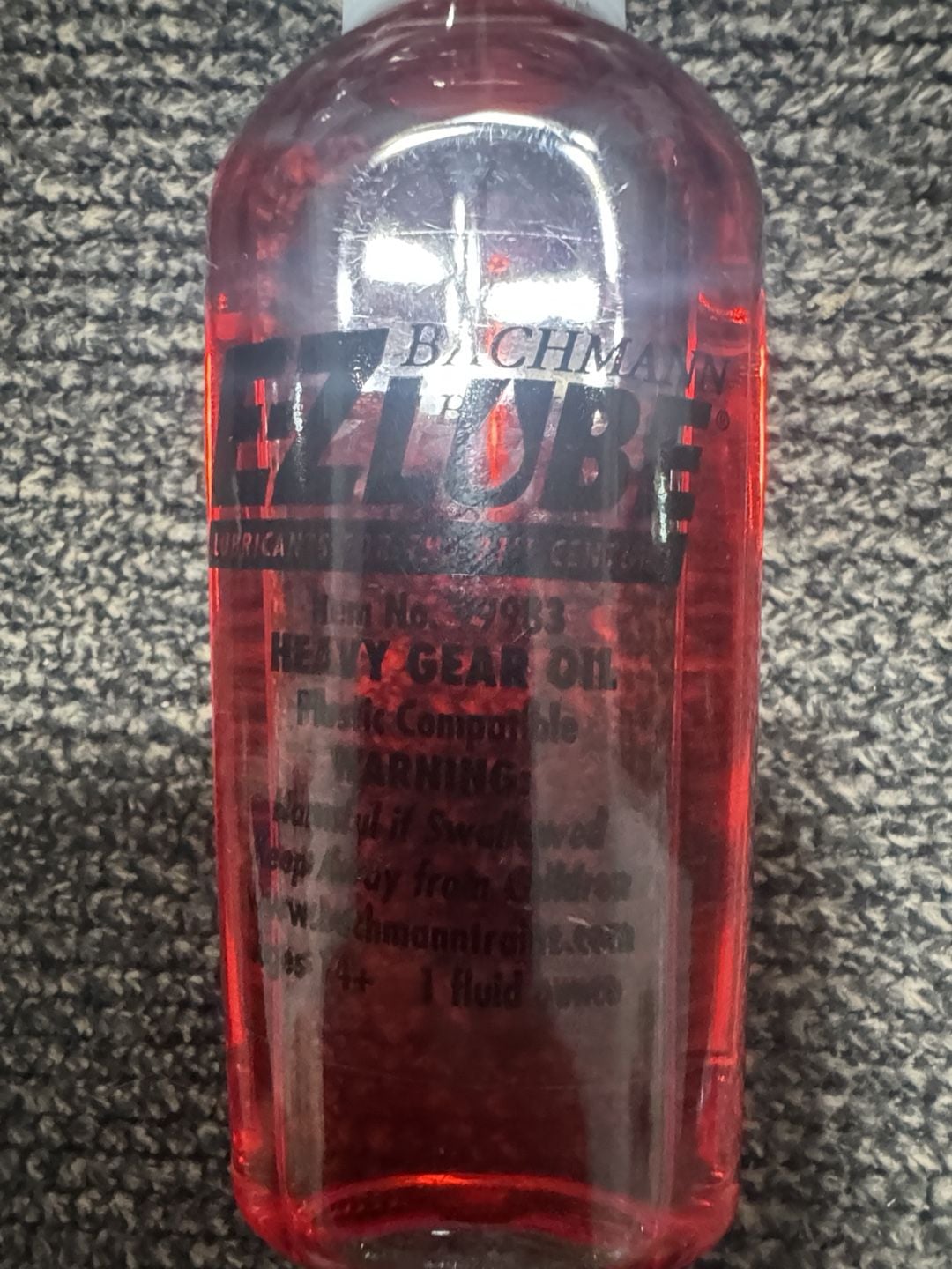 Bachmann E-Z Lube Heavy Gear Oil 1 Fl Oz Item No. 99983 2