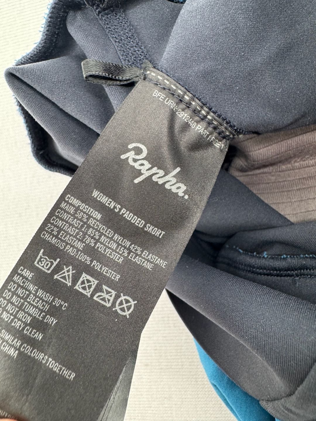 Rapha Women's Padded Skort Size X-Small Blue Cycling Skirt 4