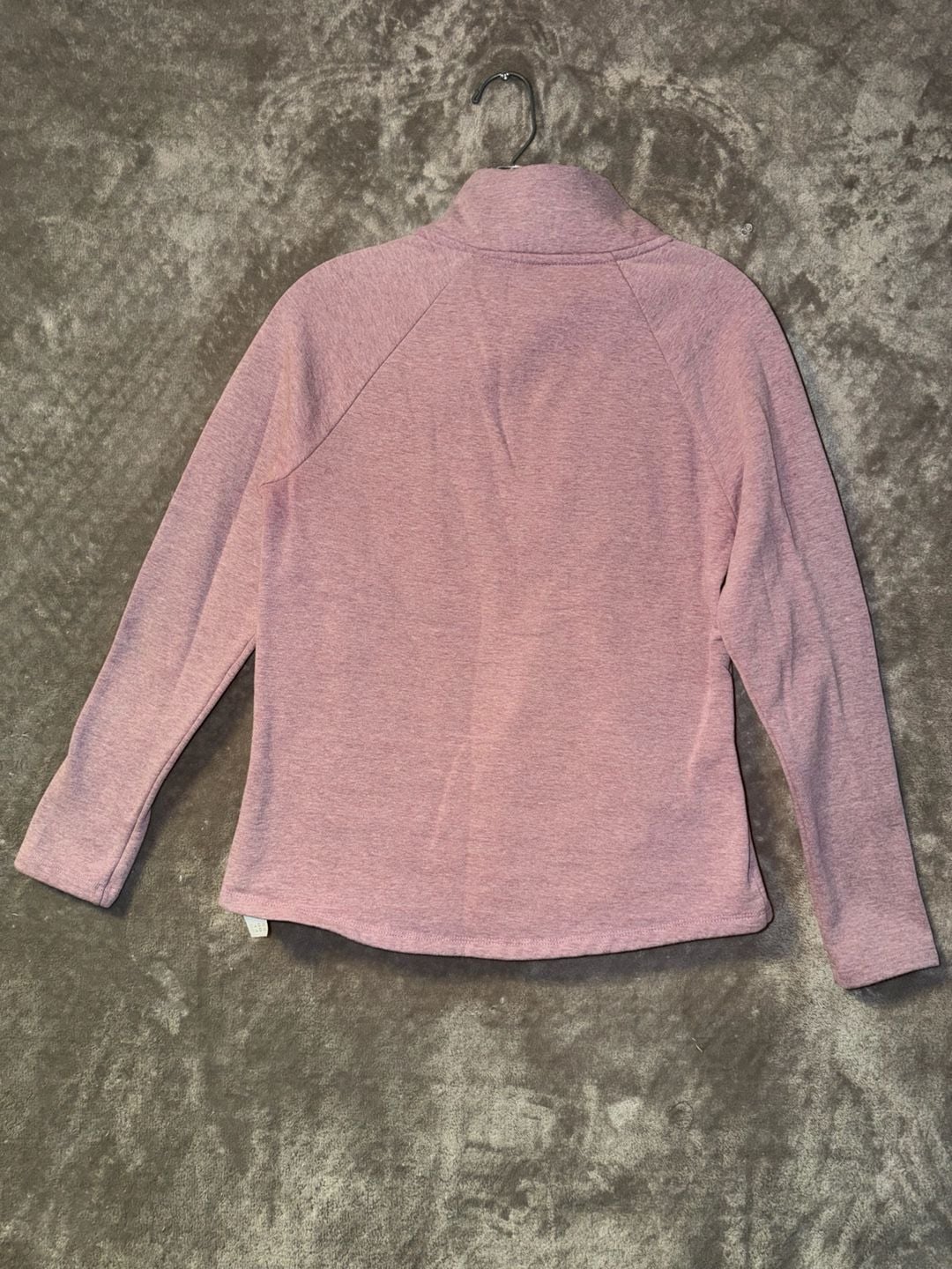 Balance Collection Asymmetric Zip Pullover Size S Mauve Pink 9